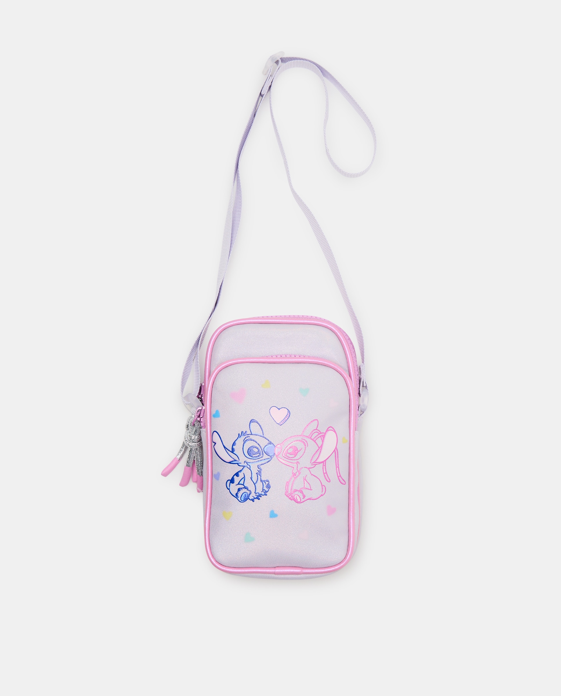 Mala Porta-Telemóvel Stitch Kids El Corte Inglés 284 Lilás-1