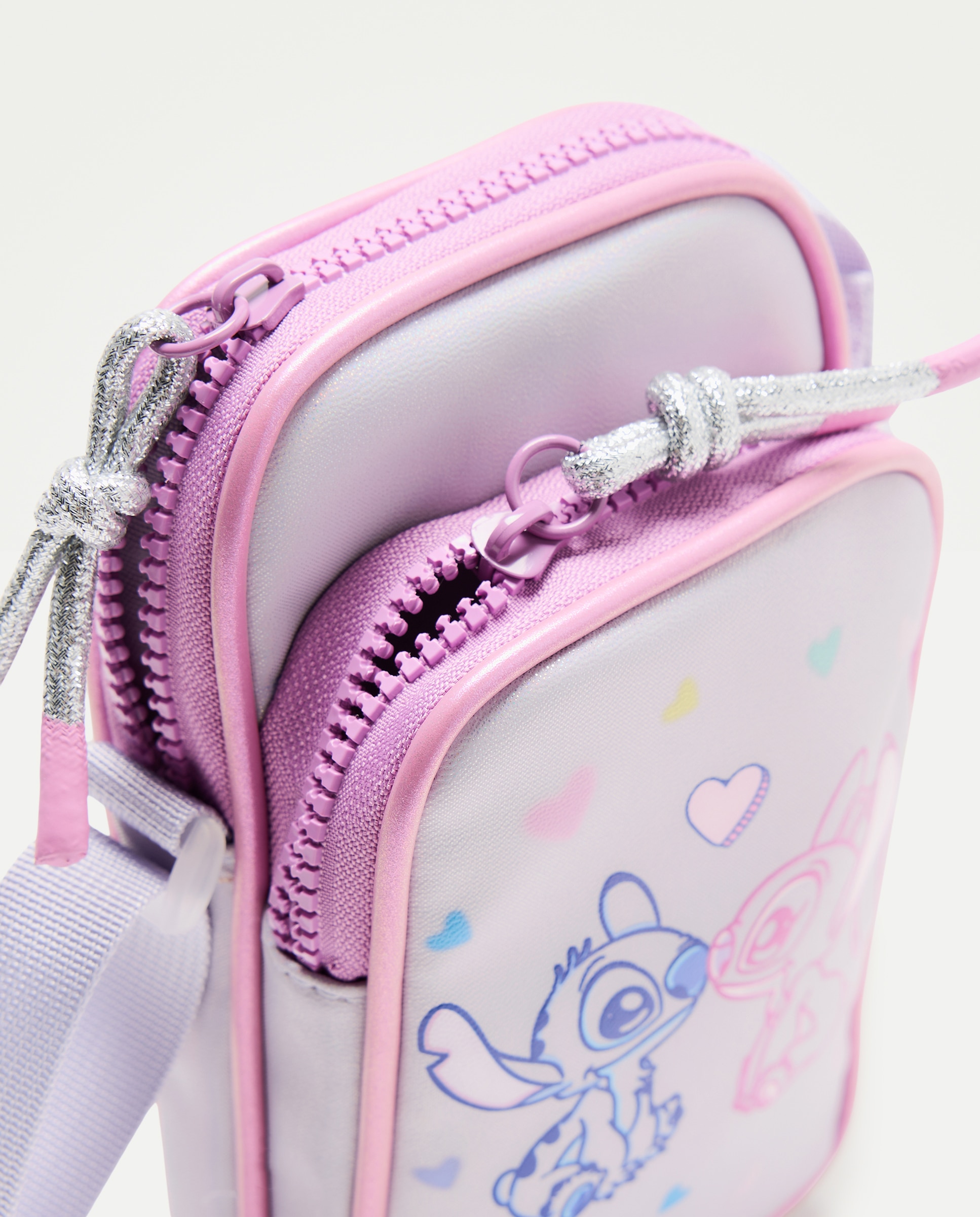 Mala Porta-Telemóvel Stitch Kids El Corte Inglés 284 Lilás-3