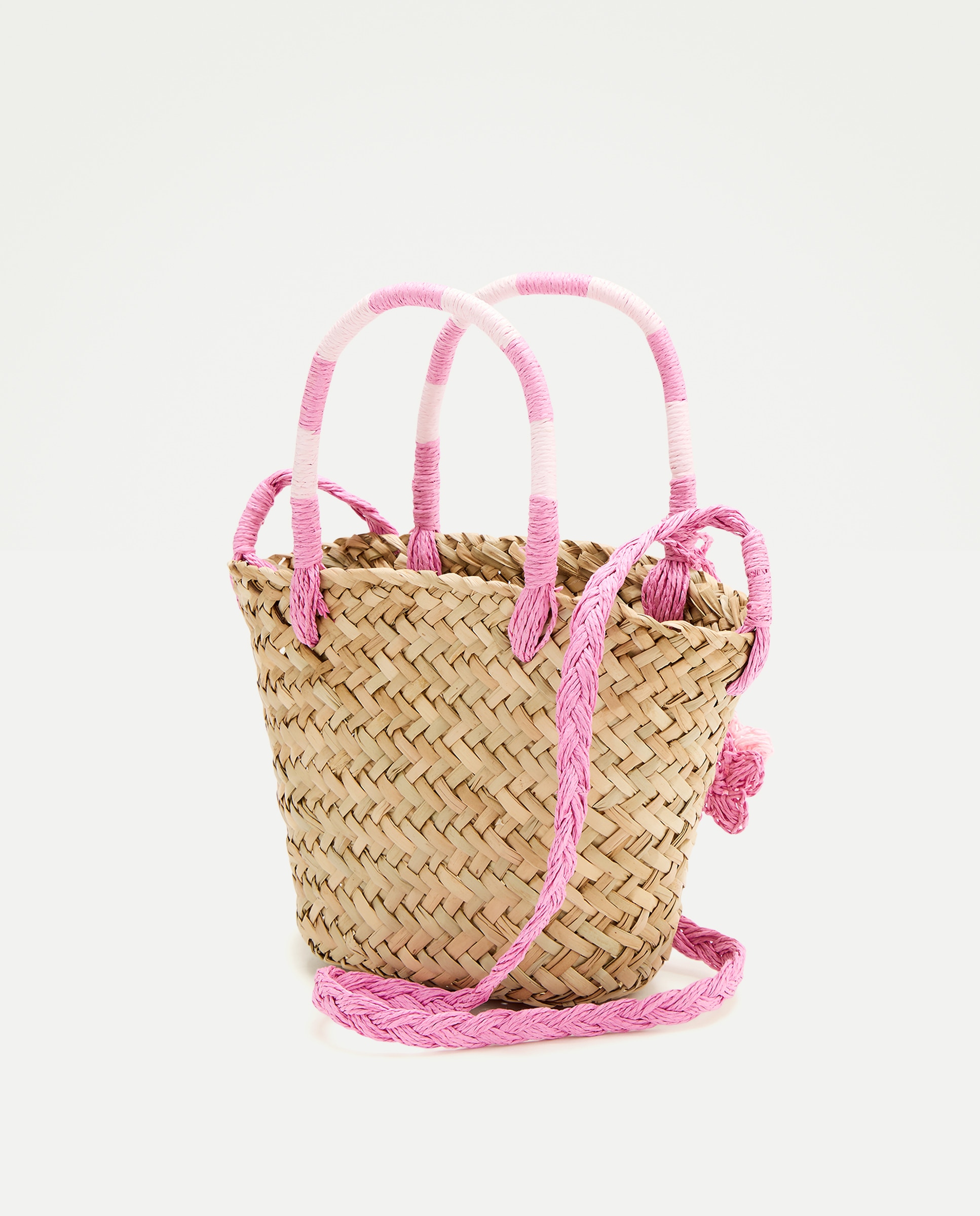 Mala Tipo Cesta com Conta Floral Kids El Corte Inglés Bege-2