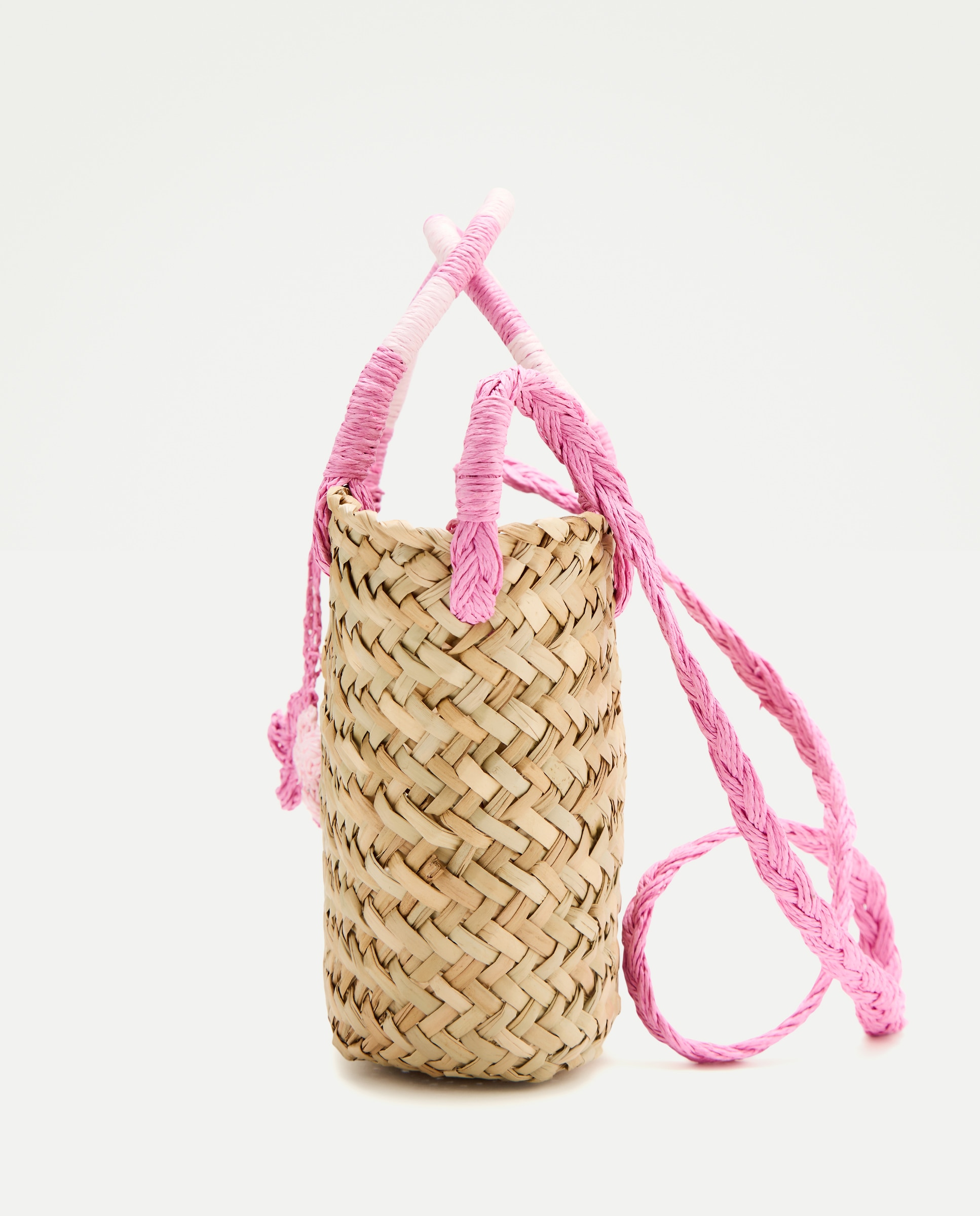 Mala Tipo Cesta com Conta Floral Kids El Corte Inglés Bege-4