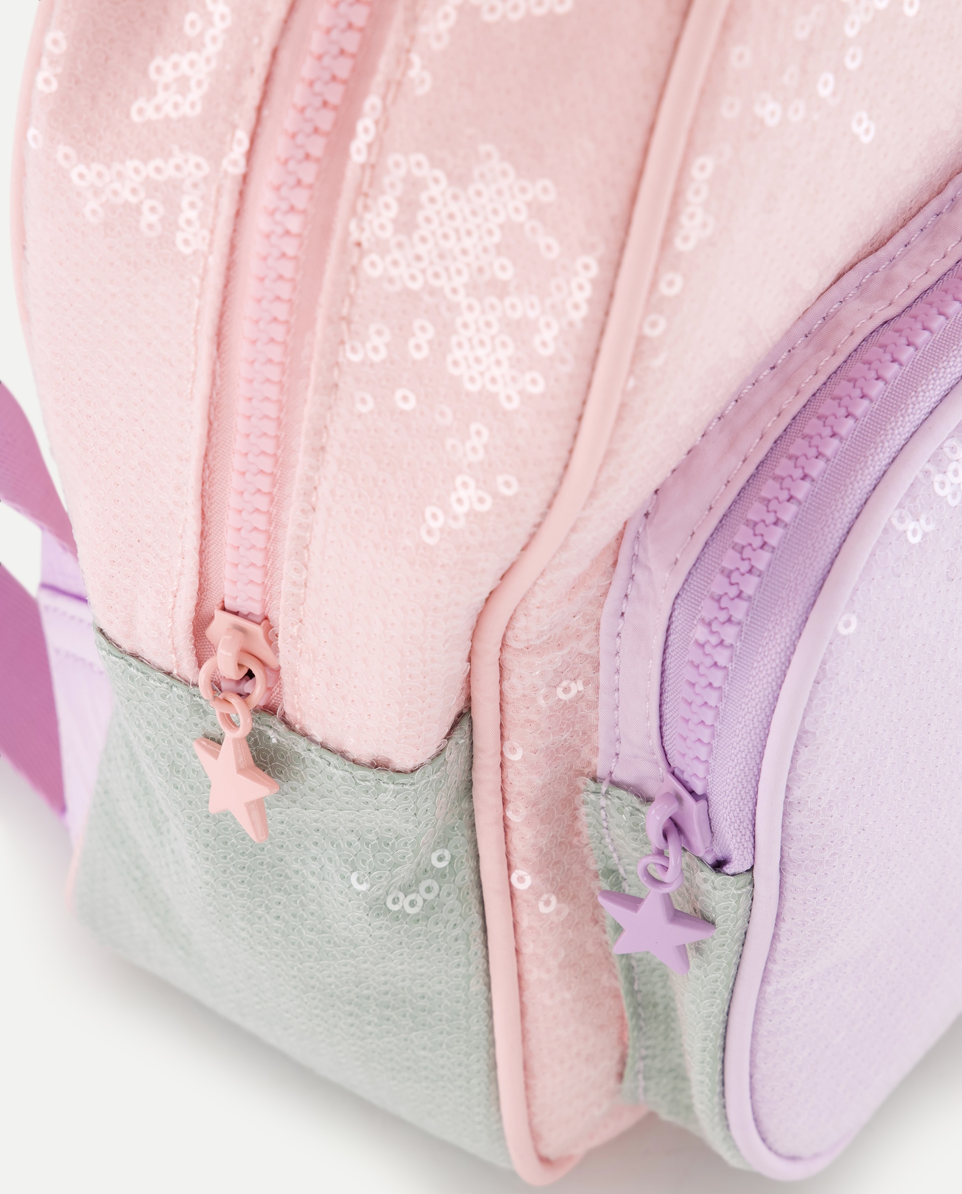 Mochila com Fantasia de Lantejoulas - Multicolor Multicolor-3