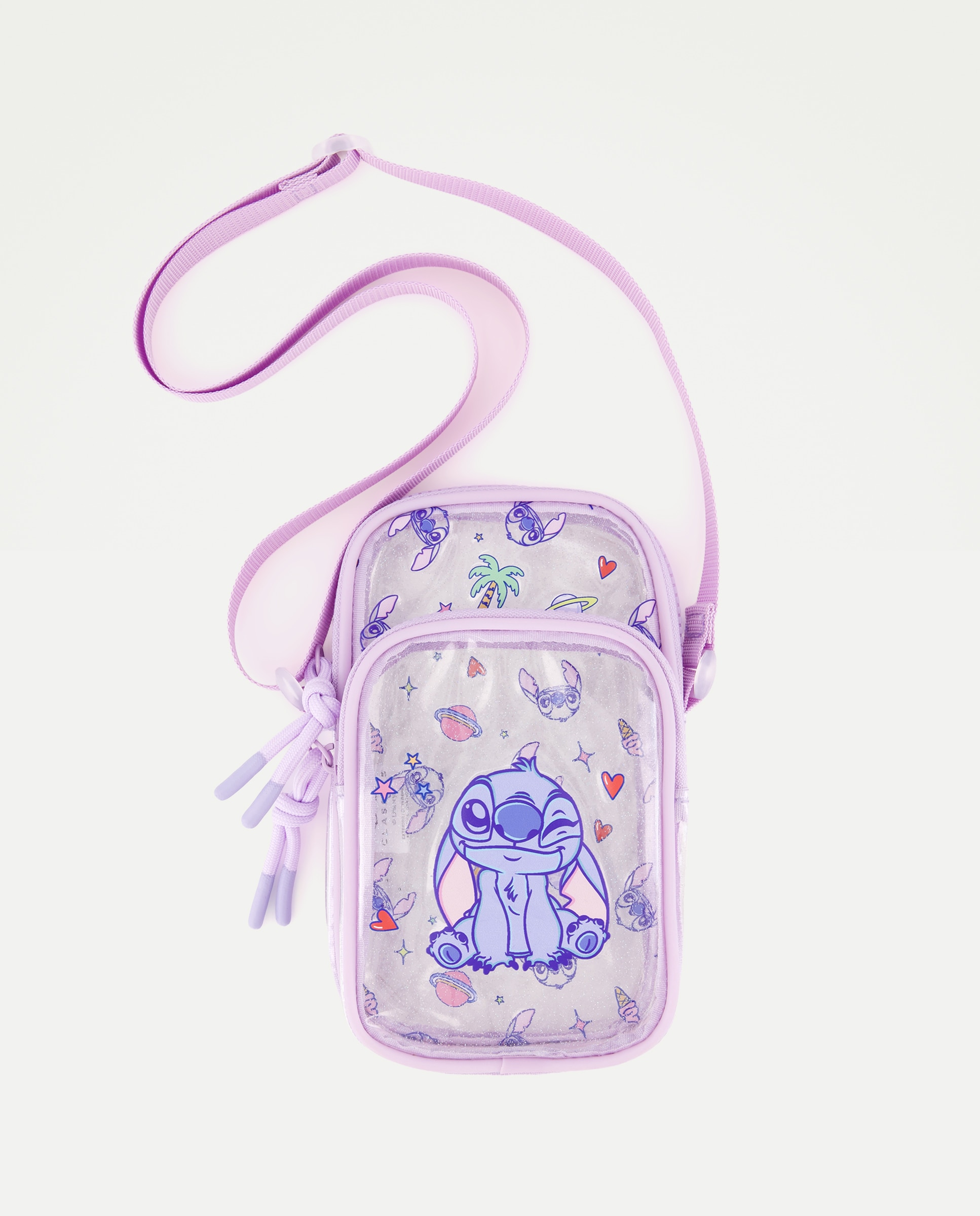 Imagem 0 de Porta-Telemóvel Transparente com Glitter Stitch