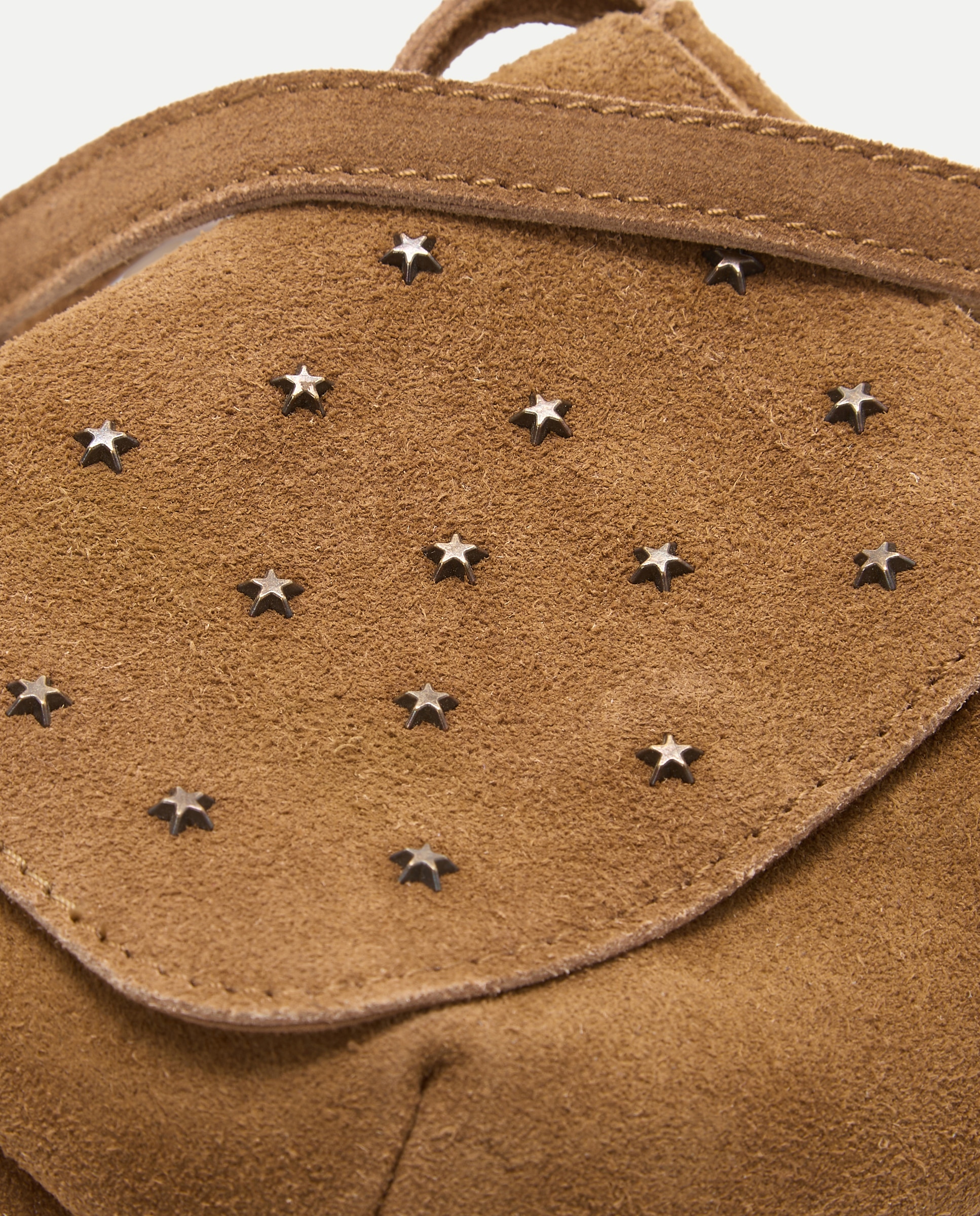 Mala em Pele com Tachas e Estrelas Kids El Corte Inglés Bege-4