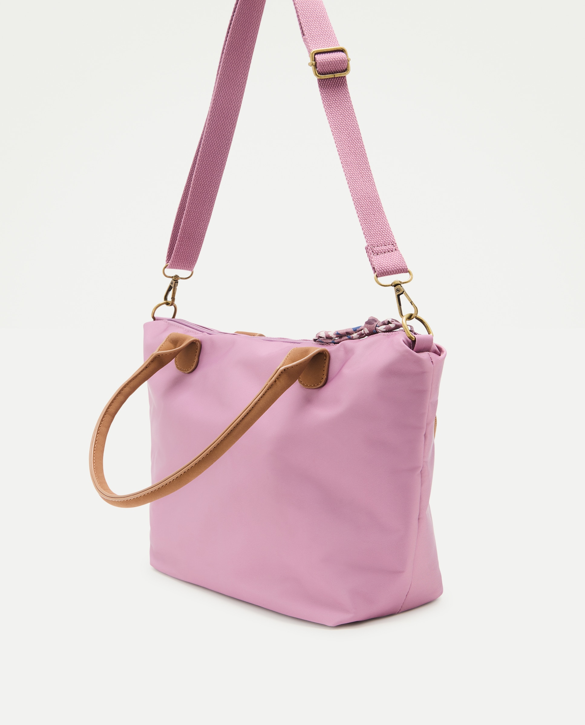 Mala Shopper com Bordado Floral Bordeaux-2