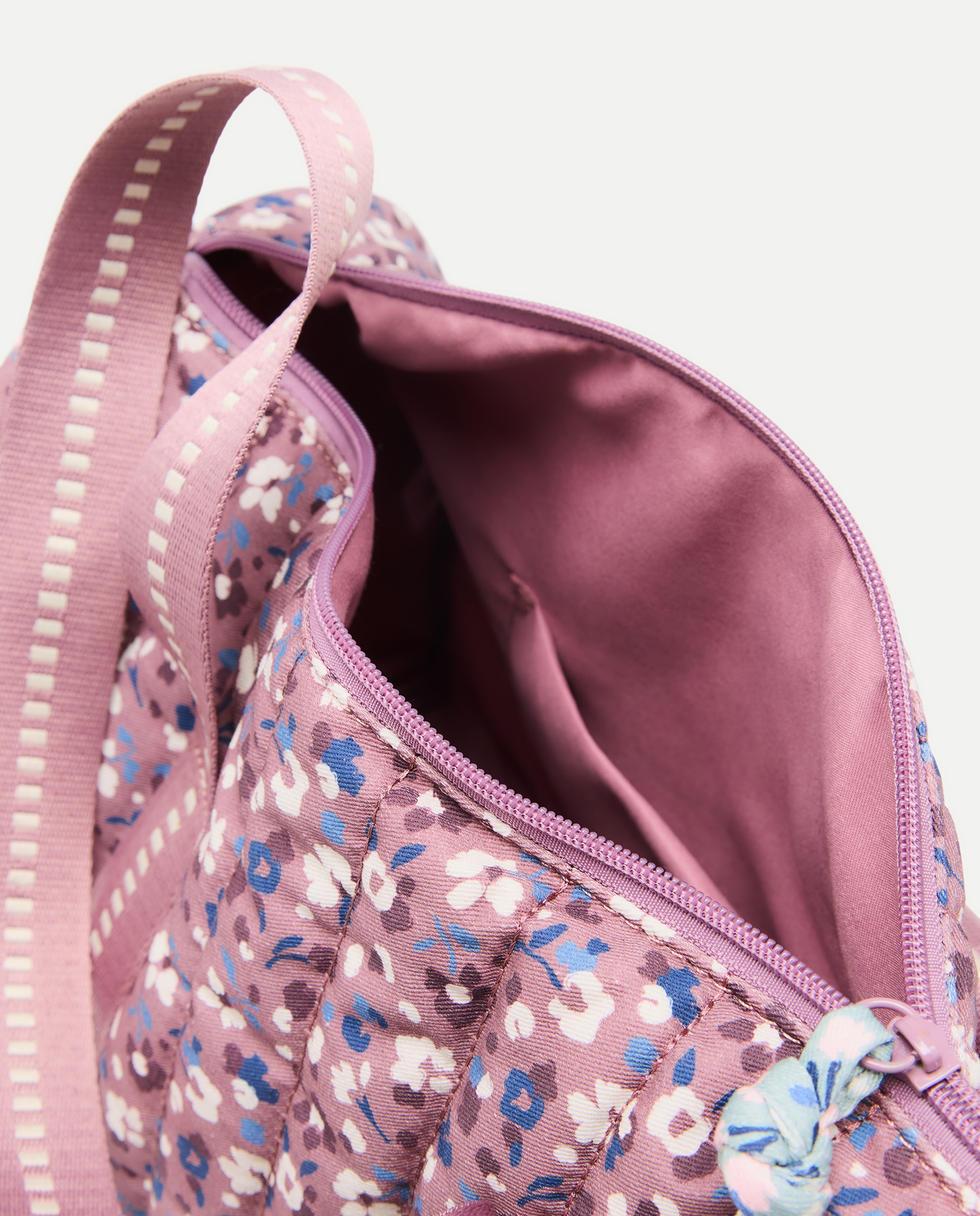 Mala de Viagem com Estampado Floral Multicolor-3