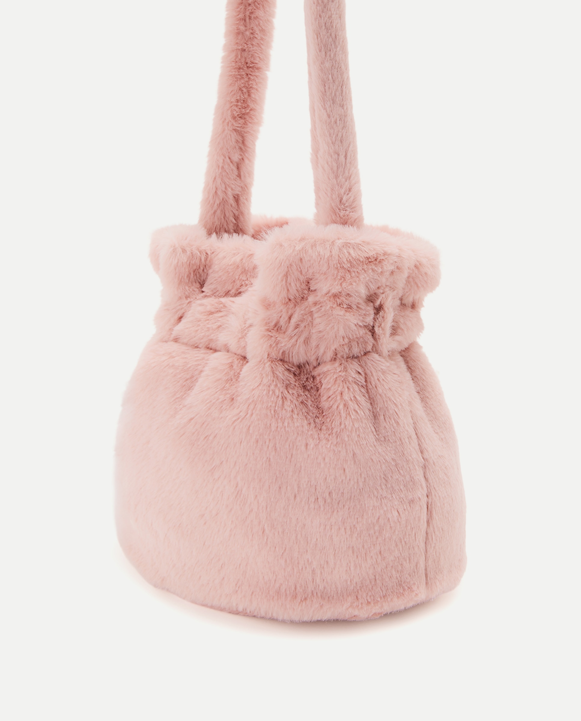 Mala de Veludo com Laço de Strass 220 Rosa Pálido-3