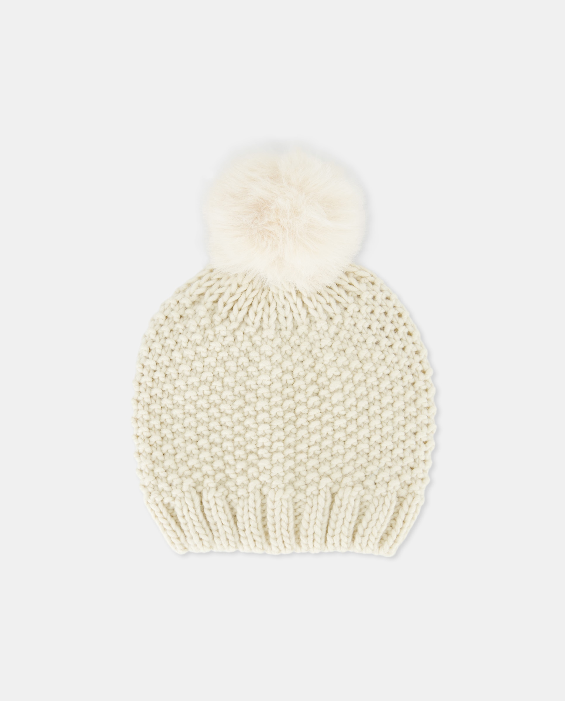 Gorro Liso de Malha Grossa 120 Cru-1