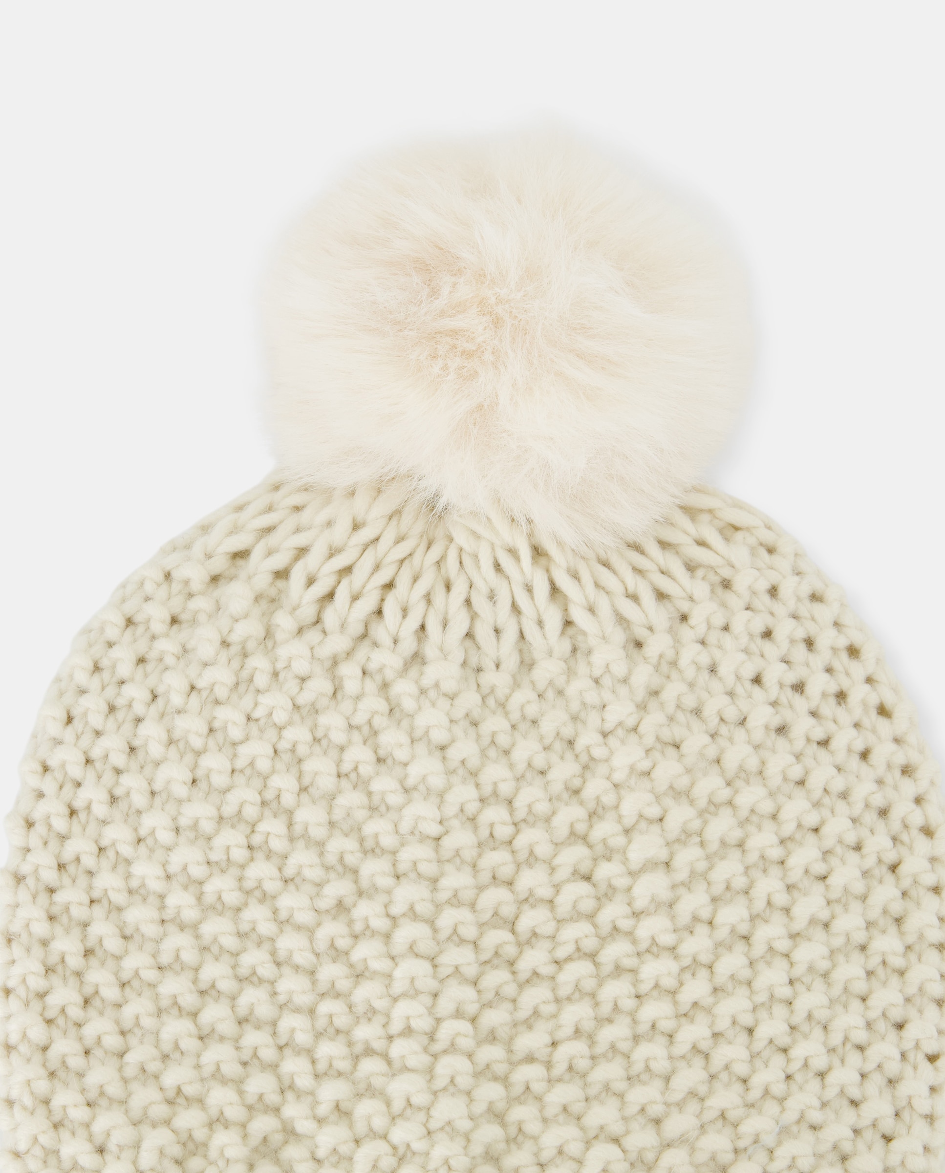 Gorro Liso de Malha Grossa 120 Cru-2