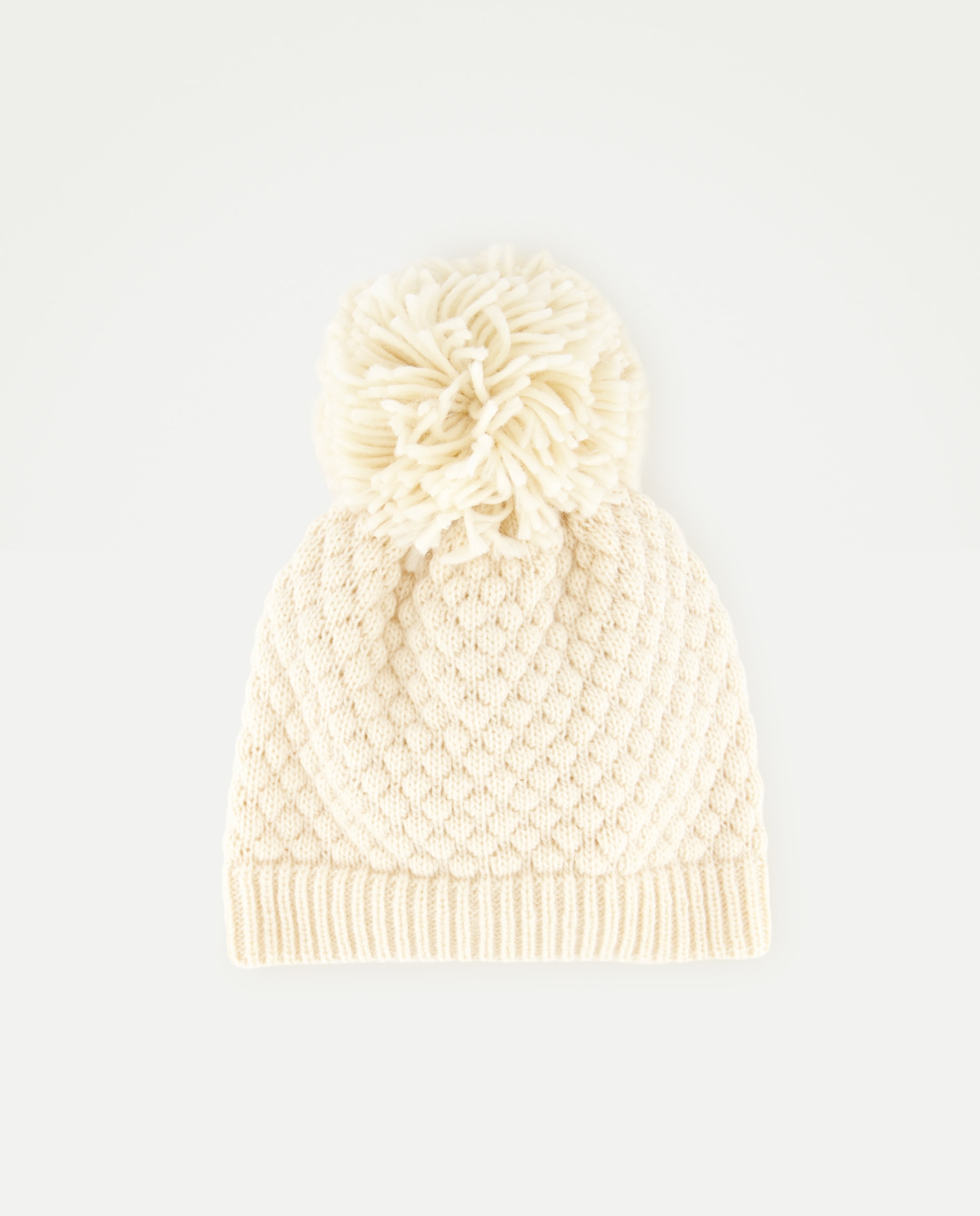 Gorro de galga gruesa de niña - Kids El Corte Inglés - Beige Beige-1