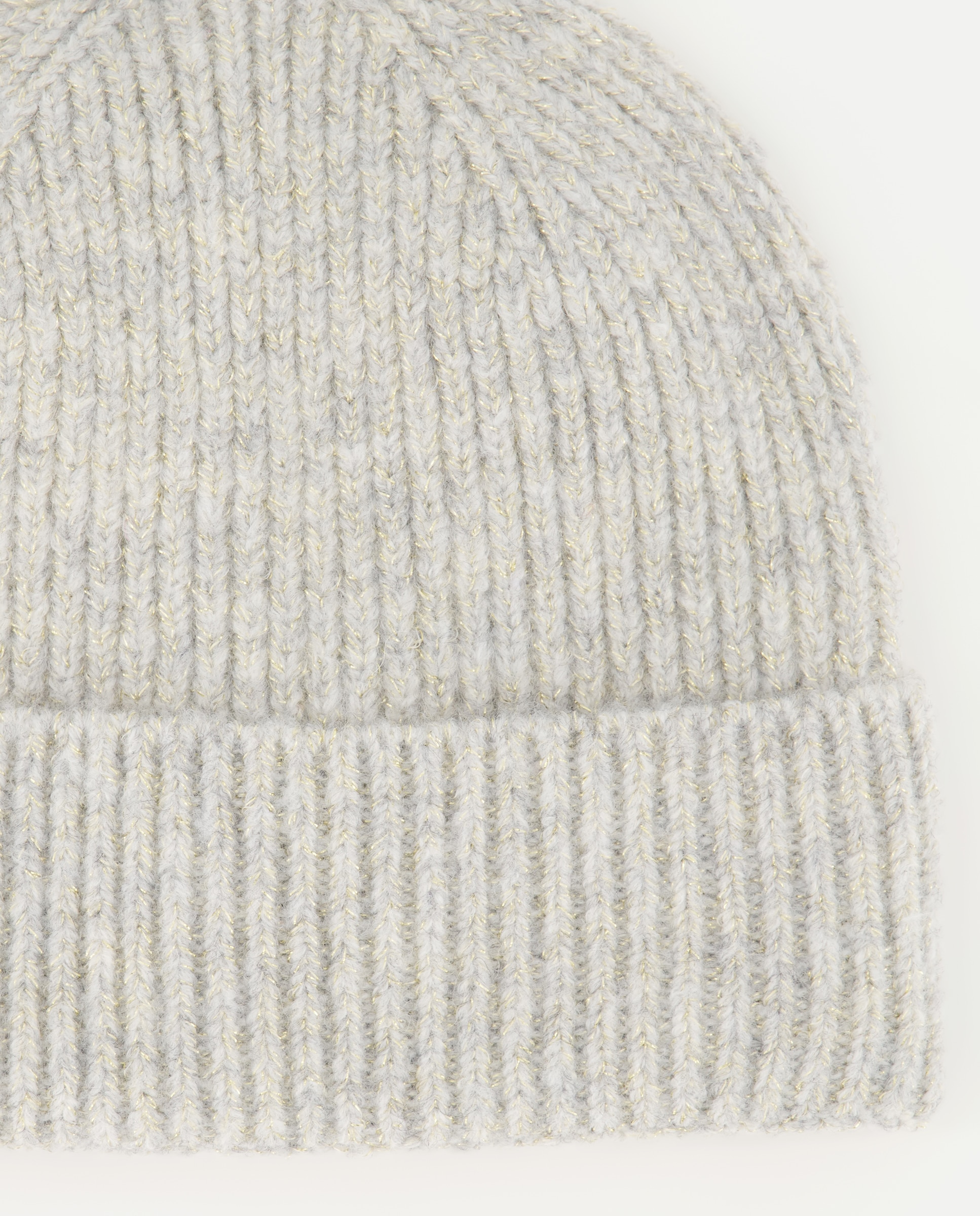 Gorro de Fio Metalizado com Etiqueta a Combinar 120 Cru-2