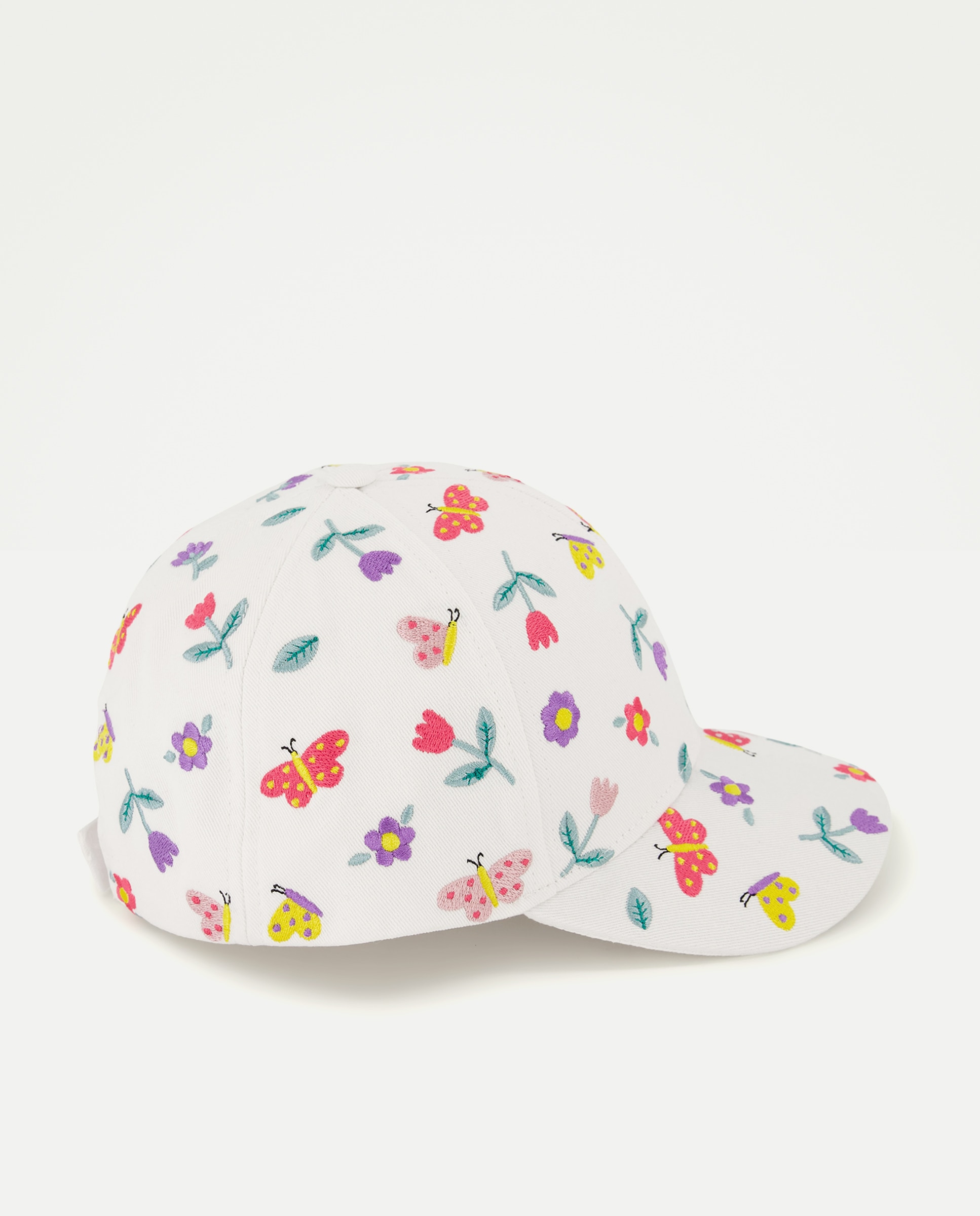 Boné com All Over Print Floral Multicolor-1