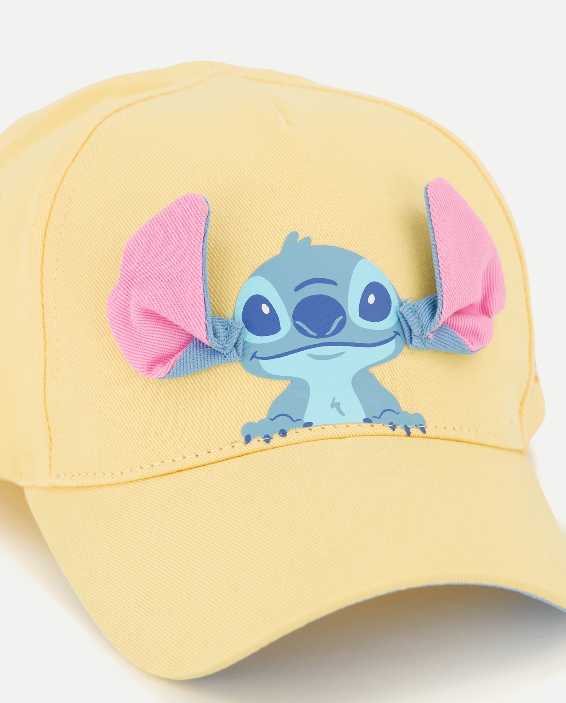 Boné com Stitch em Relevo Bege-2