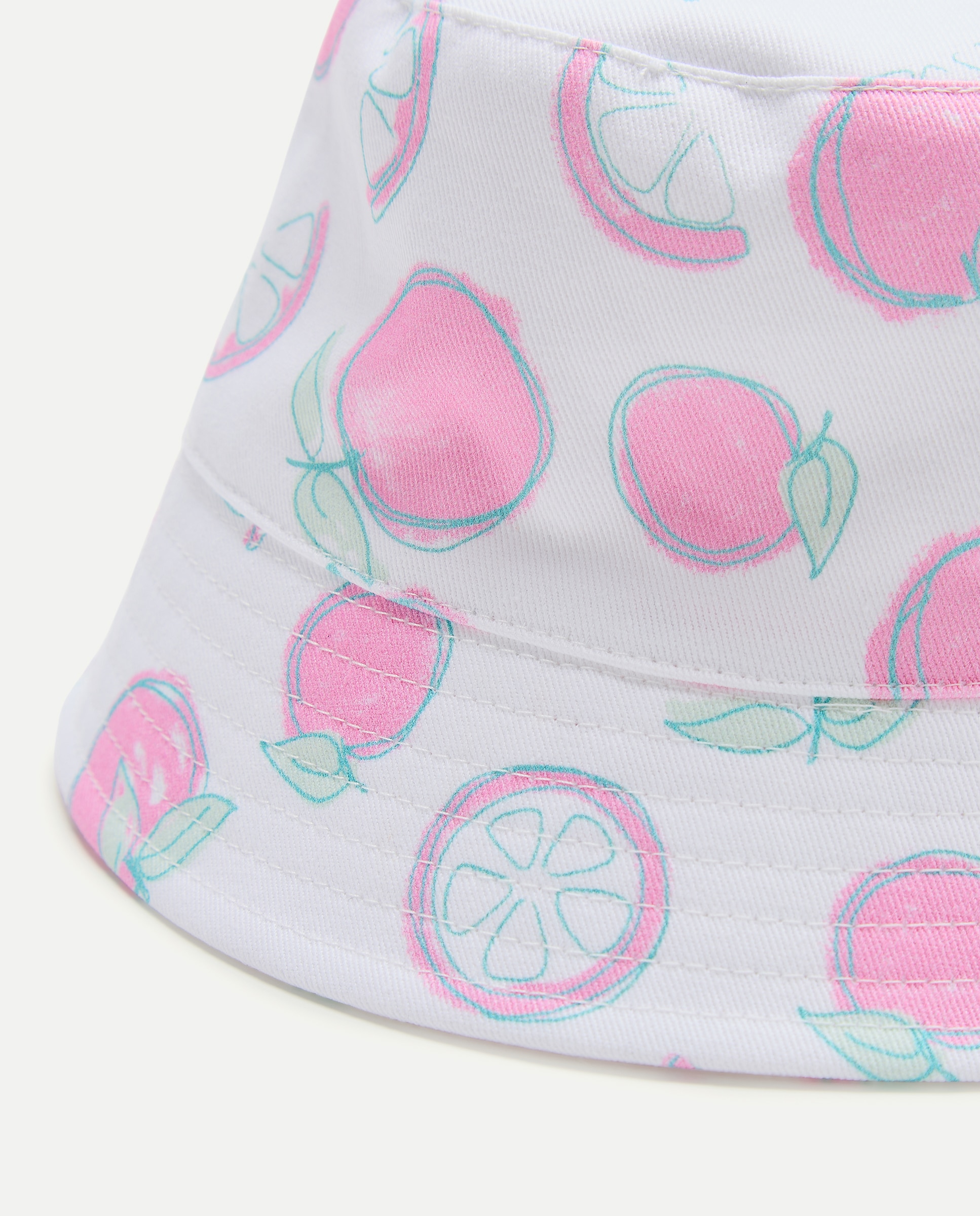 Chapéu Bucket com Estampado de Frutas Kids El Corte Inglés 200 Rosa-2