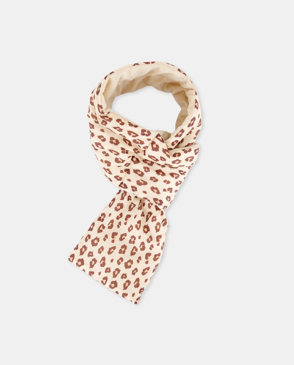 Cachecol Técnico com Estampado de Fantasia de Animal Print Multicolor-2