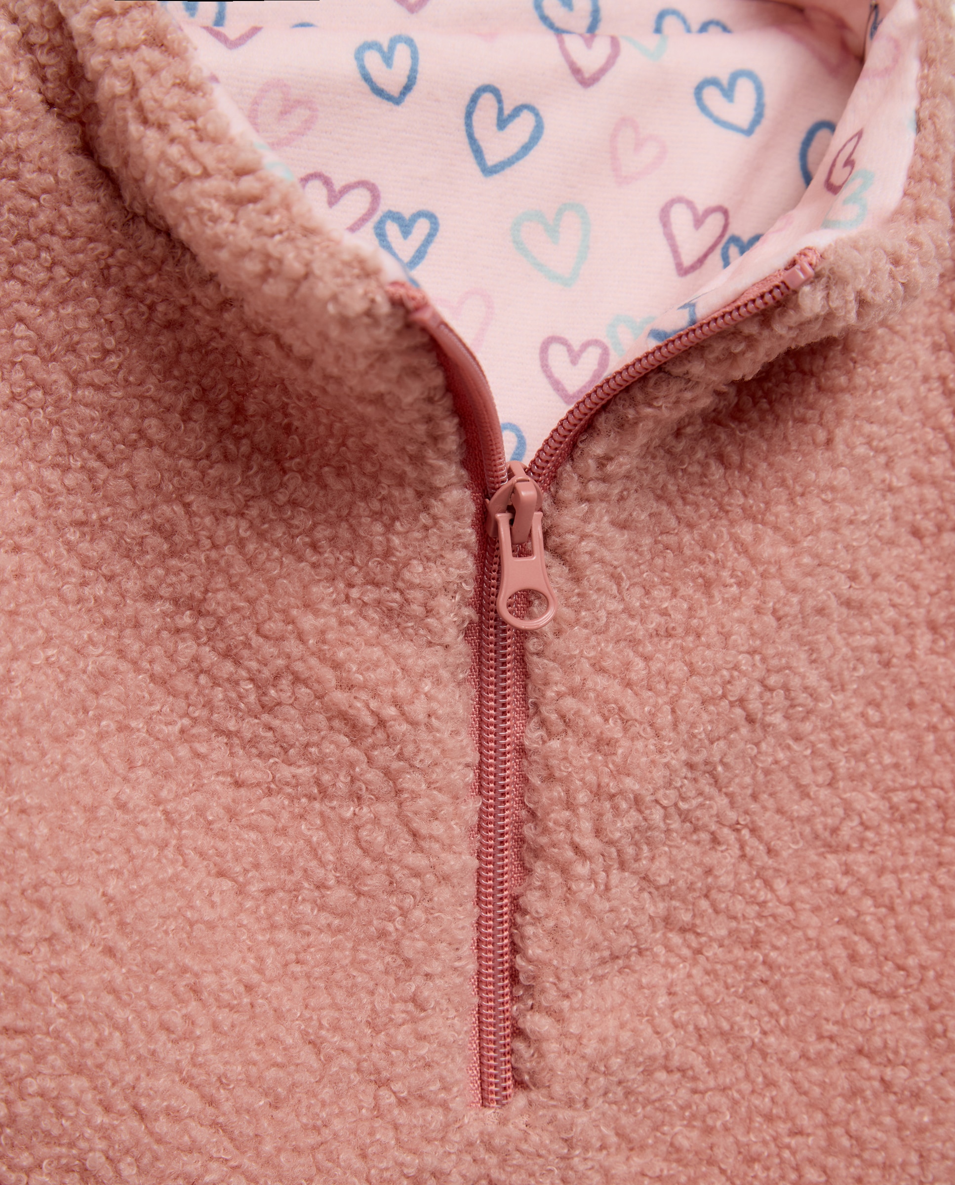 Cuello con cierre corazones de niña - Kids El Corte Inglés - 200 Rosa 200 Rosa-3