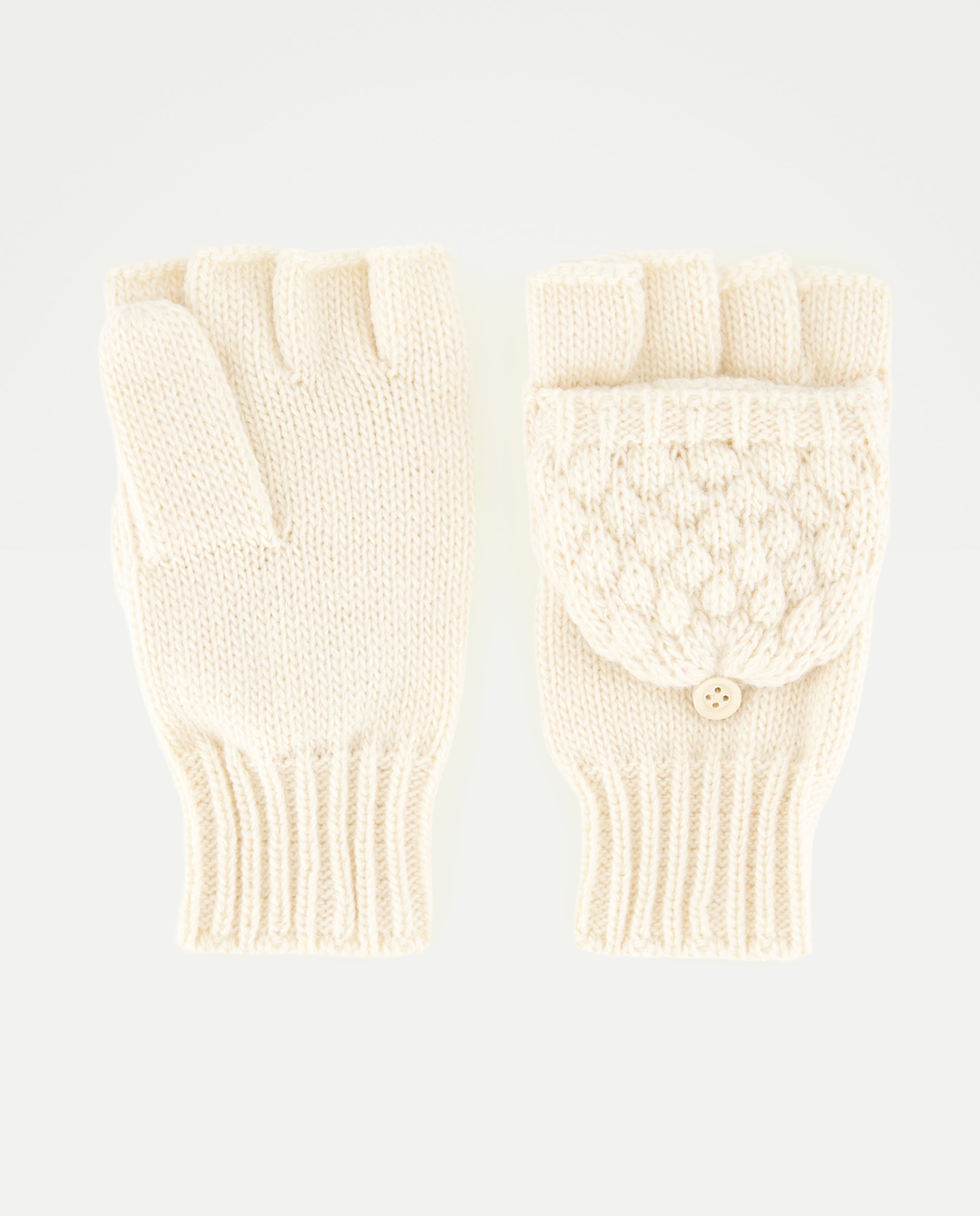 Guantes minotes de galga gruesa de niña - Kids El Corte Inglés - Beige Beige-1