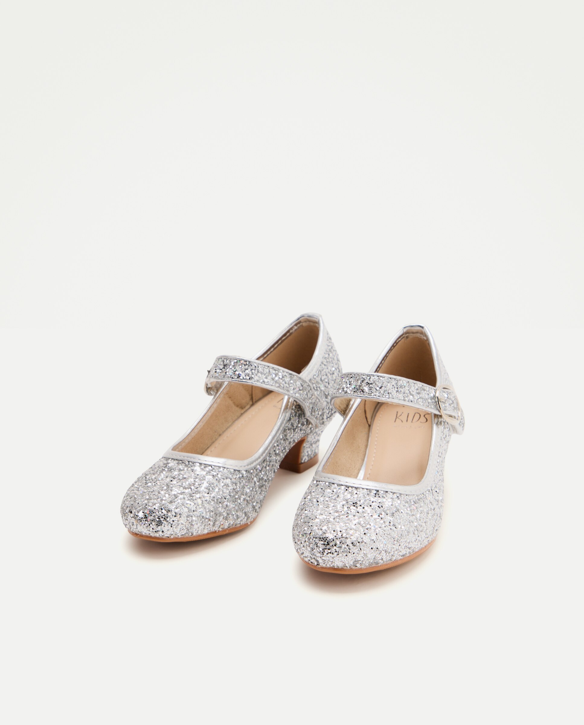 Sapatos para Disfarce com Tacão Prata-2