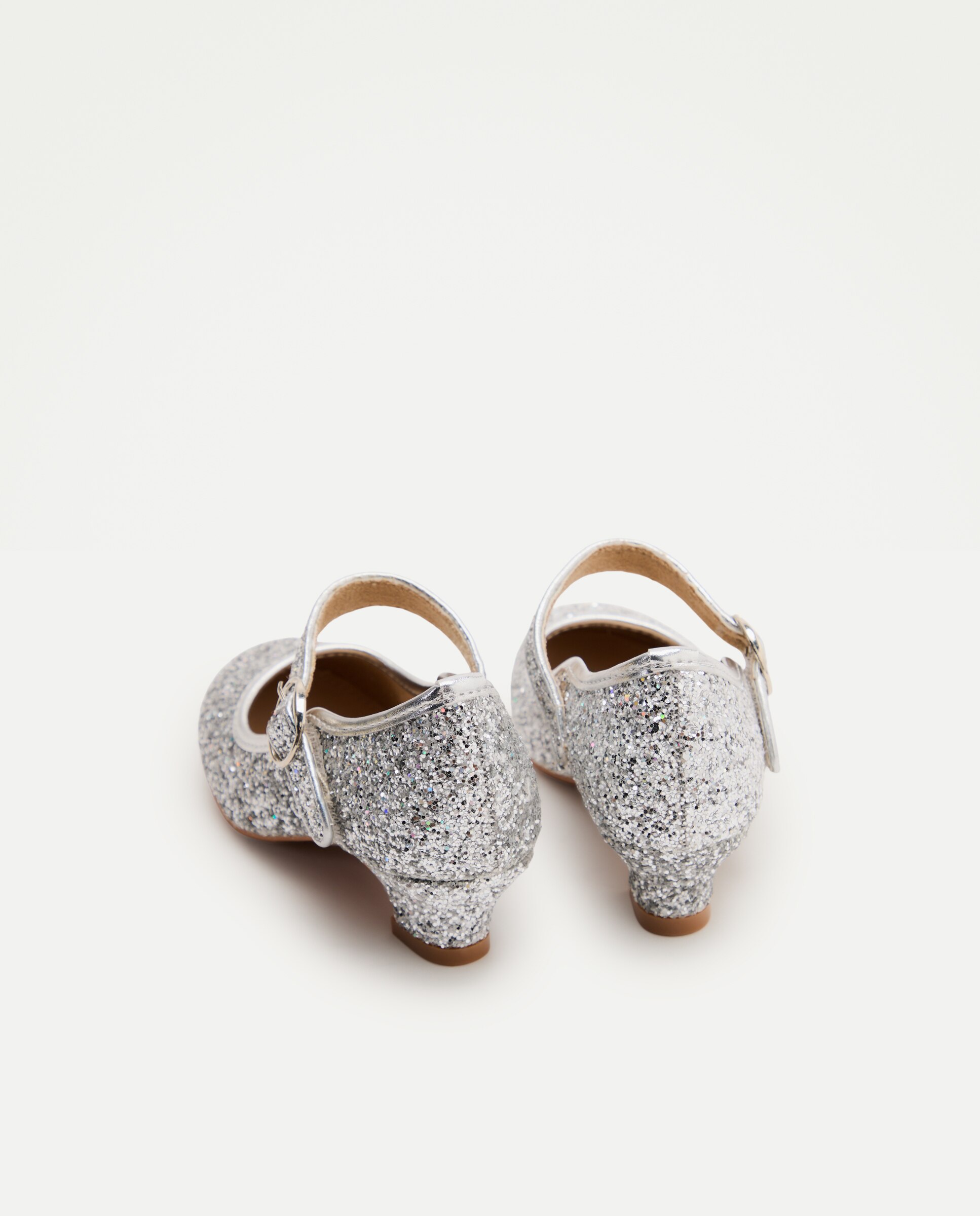 Sapatos para Disfarce com Tacão Prata-3