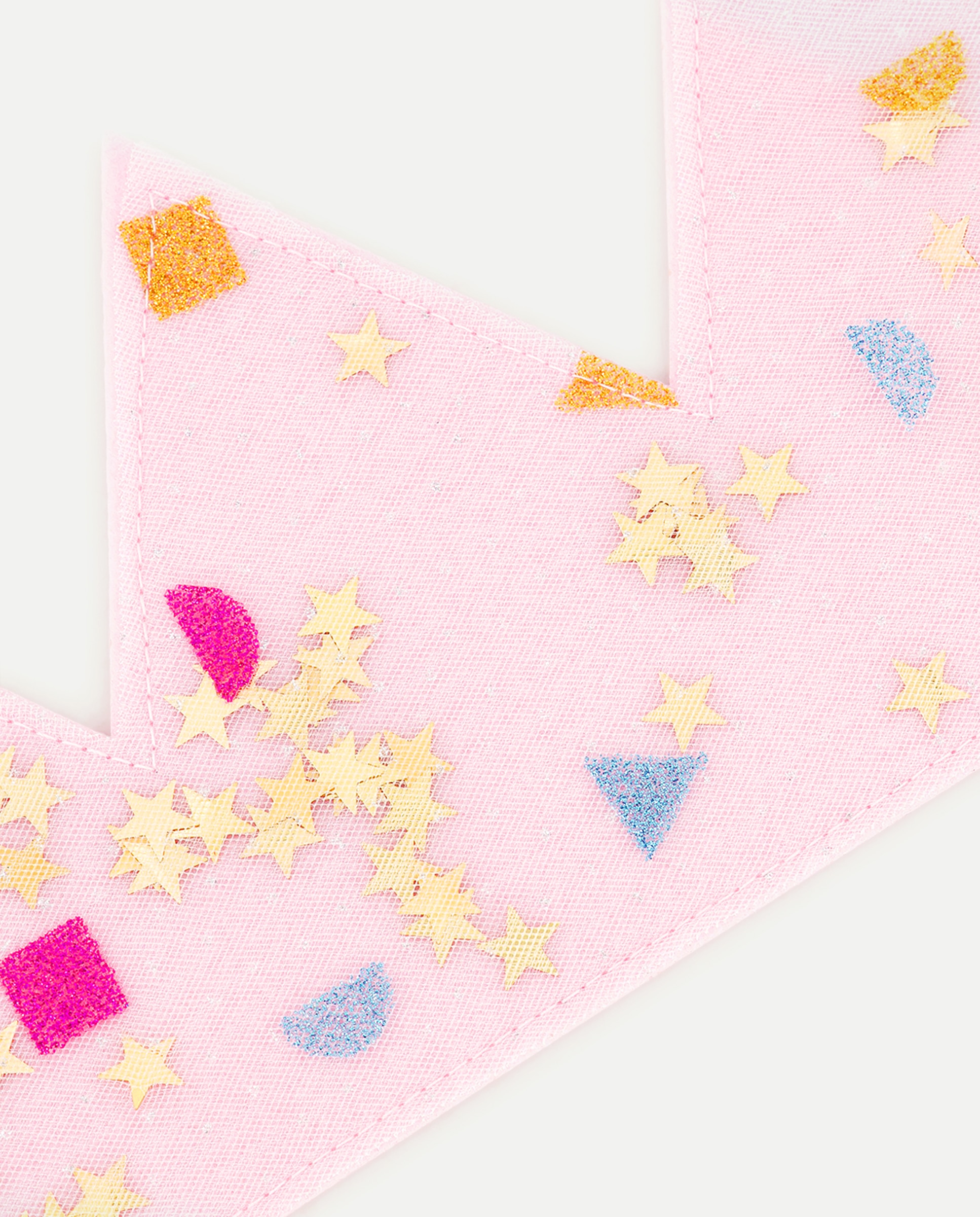 Coroa de Glitter Branco-2