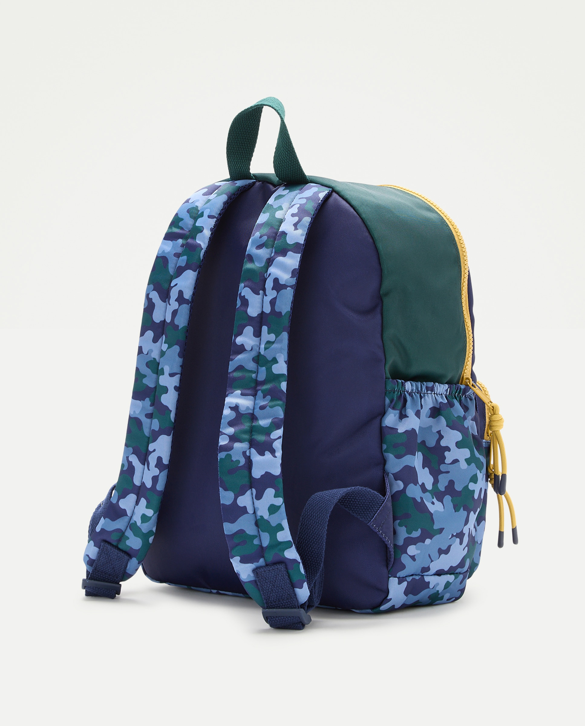 Mochila de Bolso de Camuflagem com Remendo Azul-marinho-2