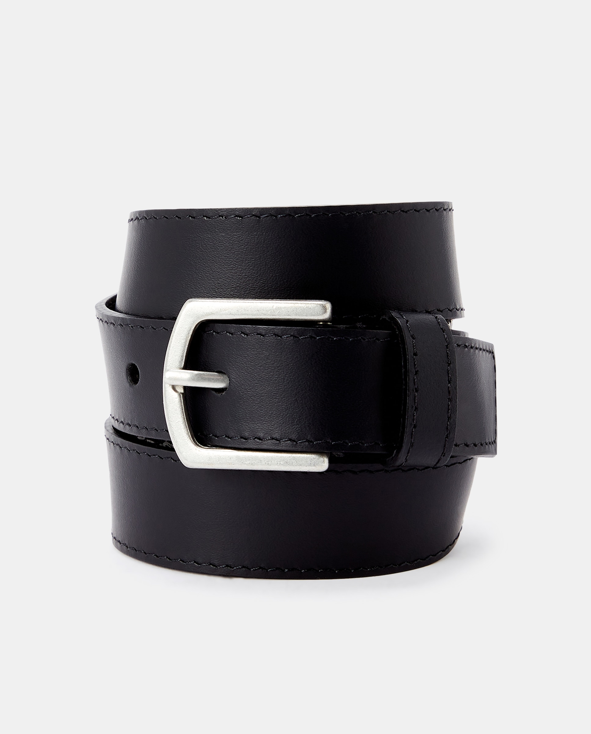 Cinto em pele preto Preto-1