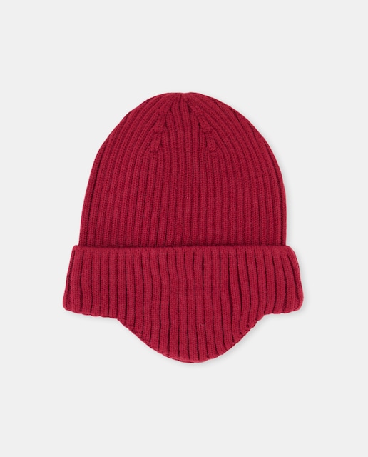 Imagem 0 de Gorro Canelado Liso com Tapa-Orelhas a Condizer