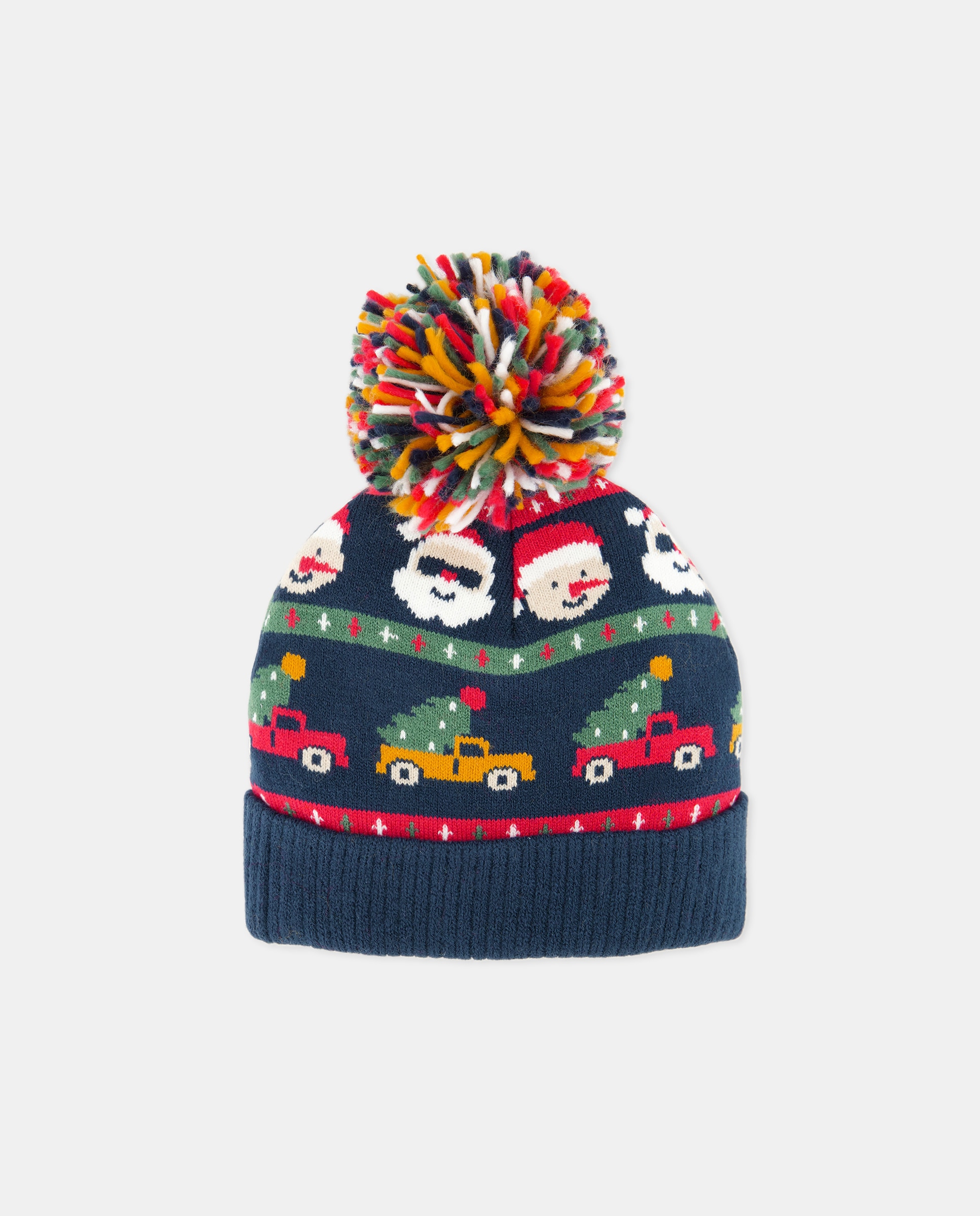 Imagem 0 de Gorro Jacquard Pai Natal e Carros