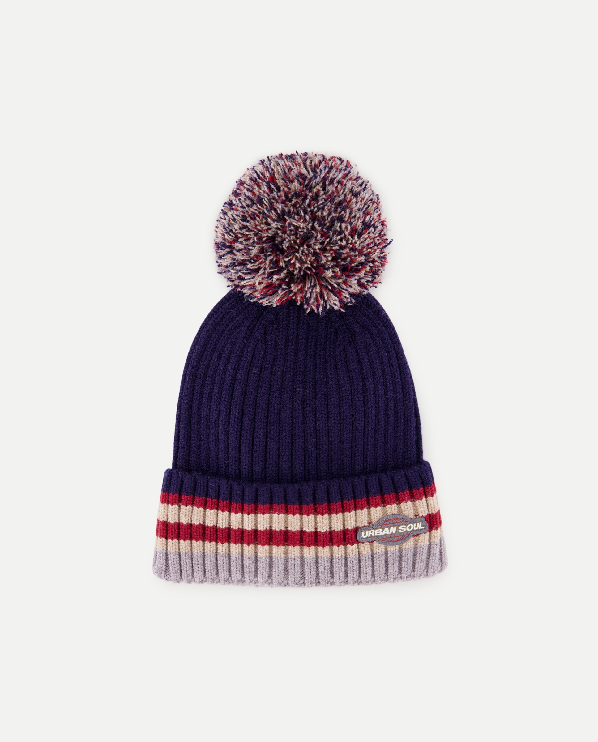 Imagem 0 de Gorro às Riscas com Debruado Bordado