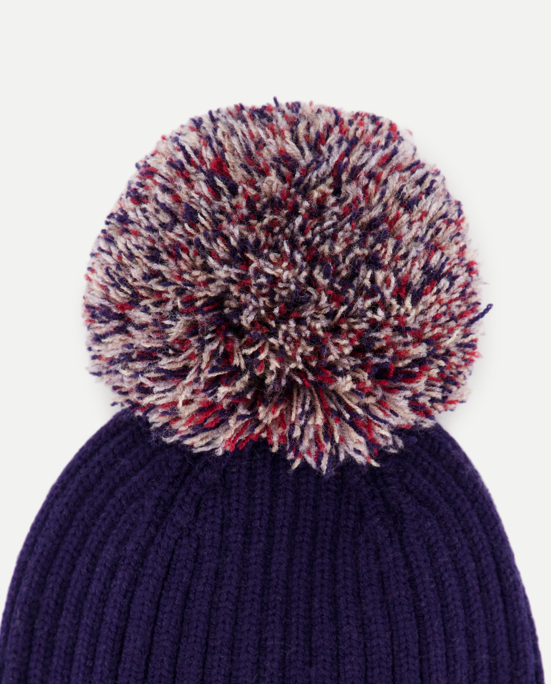 Gorro às Riscas com Debruado Bordado Kids El Corte Inglés Azul-marinho-2