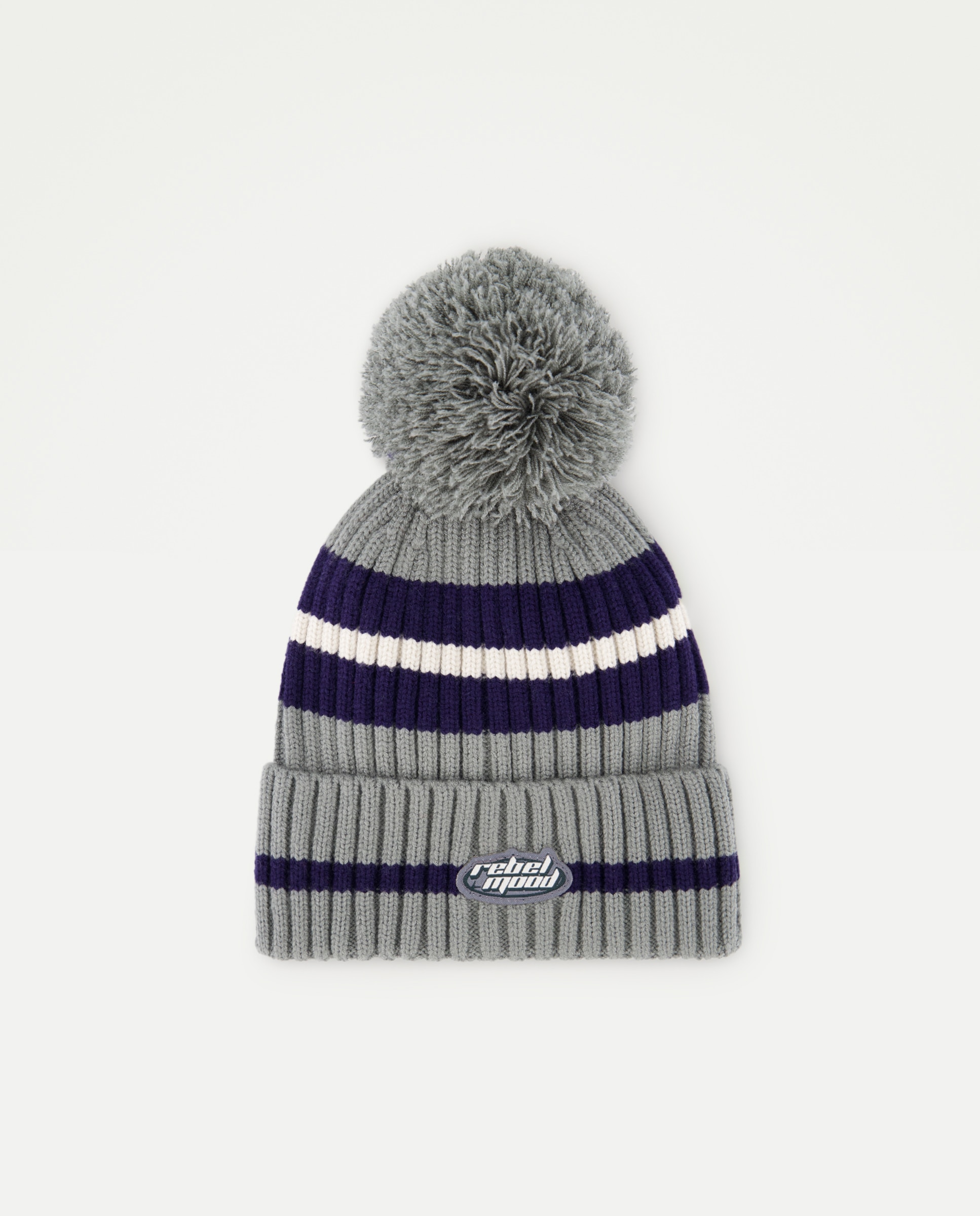 Imagem 0 de Gorro às Riscas com Debruado Bordado