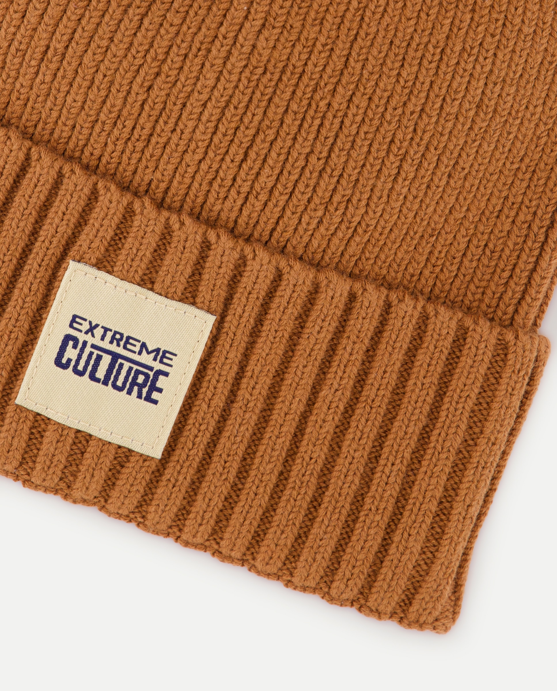 Gorro de Canelado Fino com Etiqueta Kids El Corte Inglés Castanho-2