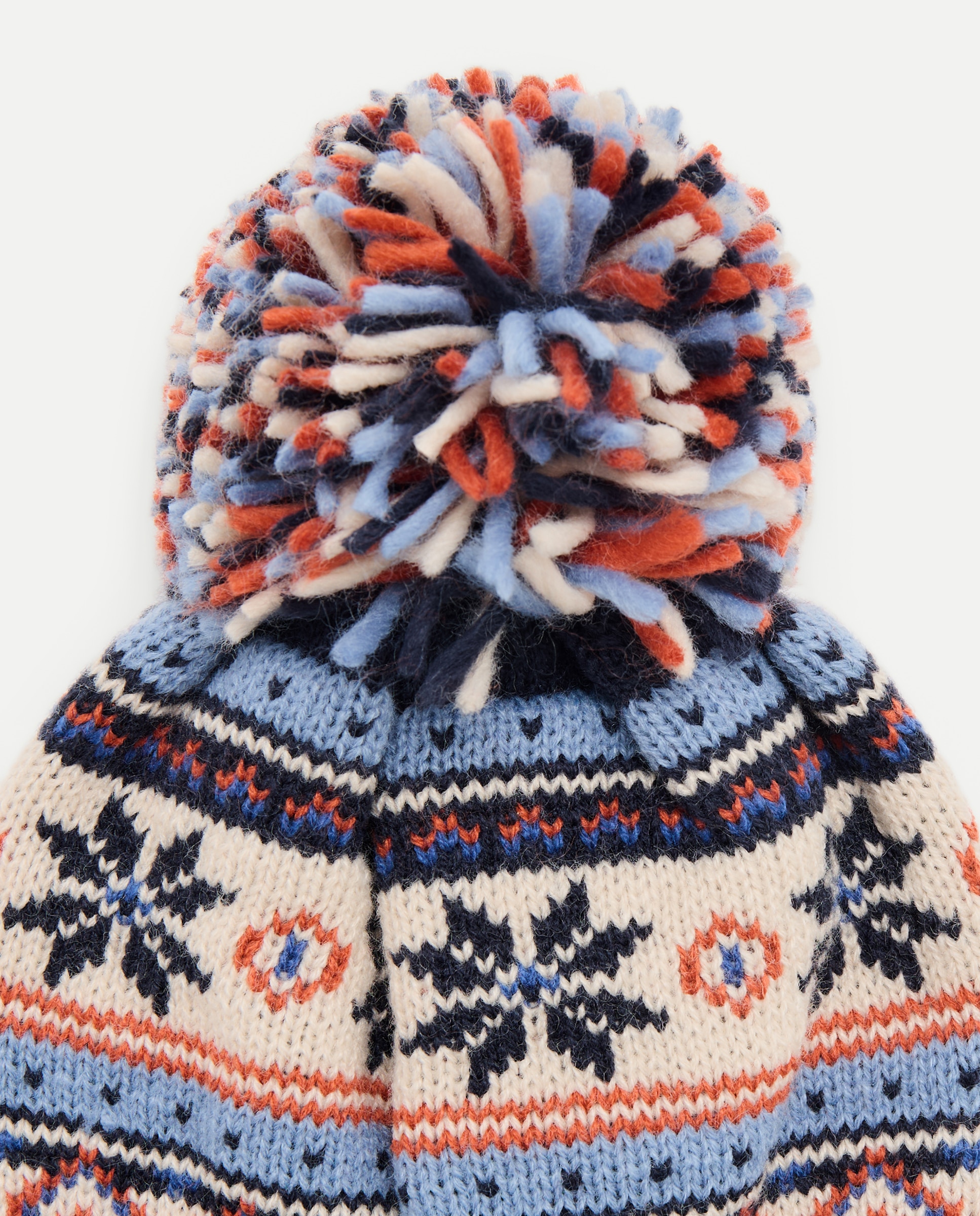 Gorro de niño jacquard fantasía coordinado - Kids El Corte Inglés - Azul marino Azul marino-2