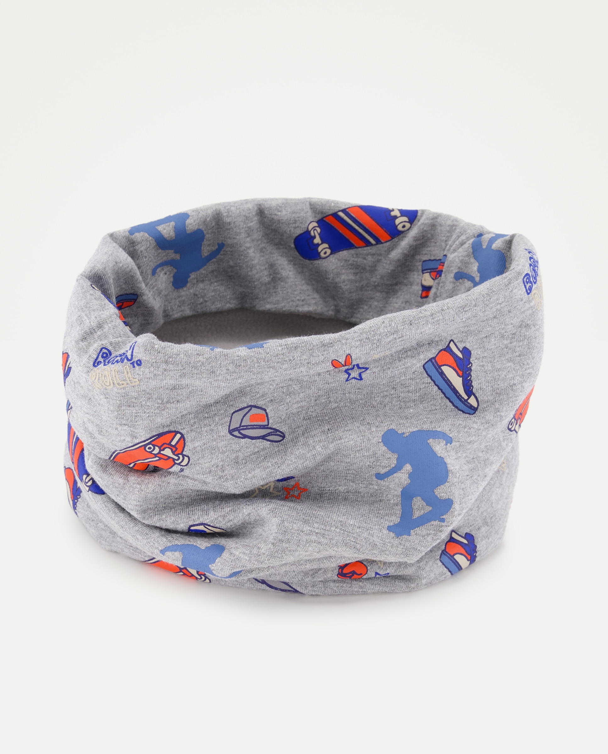 Cuello estampado fantasía de niño - Kids El Corte Inglés - Gris claro Gris claro-1