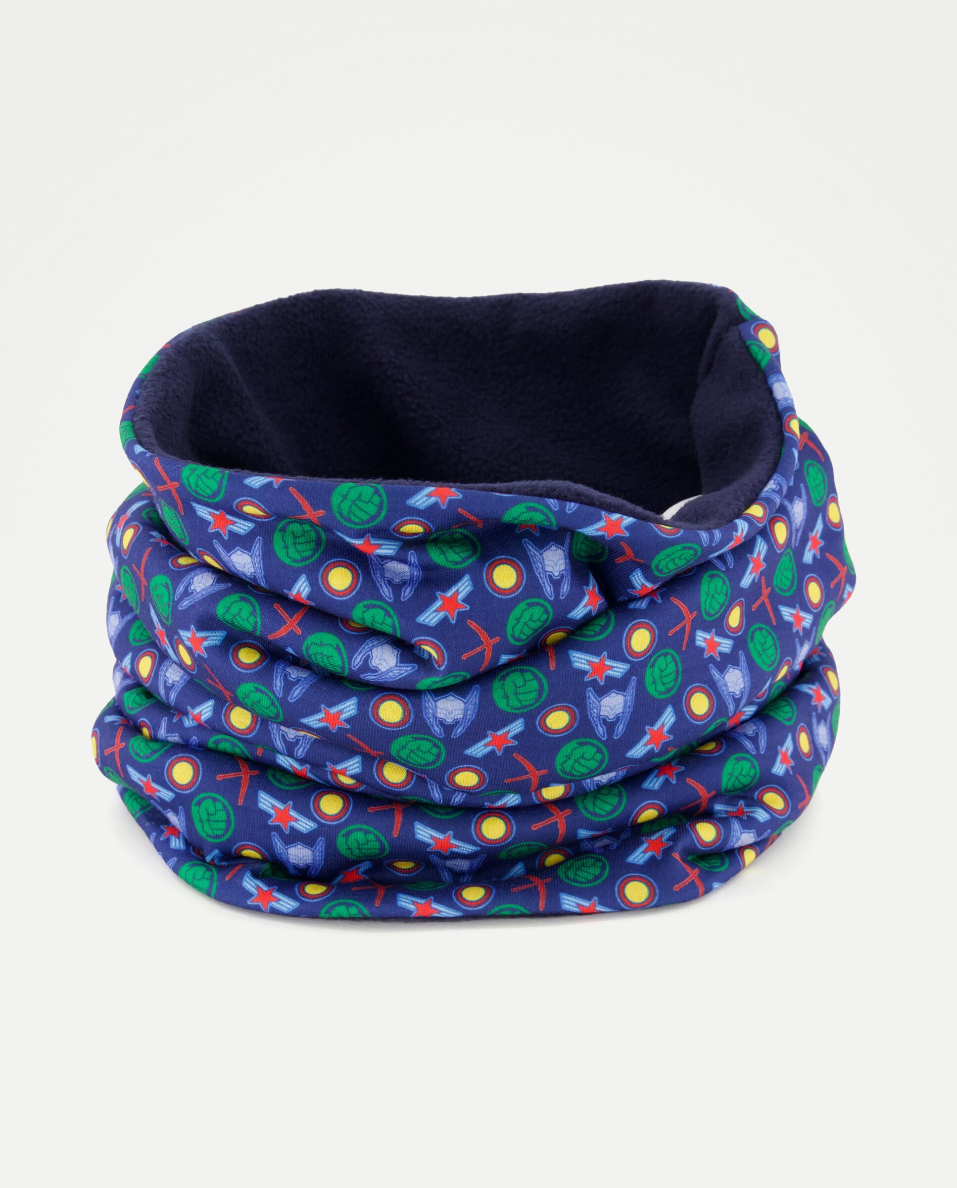 Cuello de niño punto allover AVENGERS - Kids El Corte Inglés - Azul marino Azul marino-1