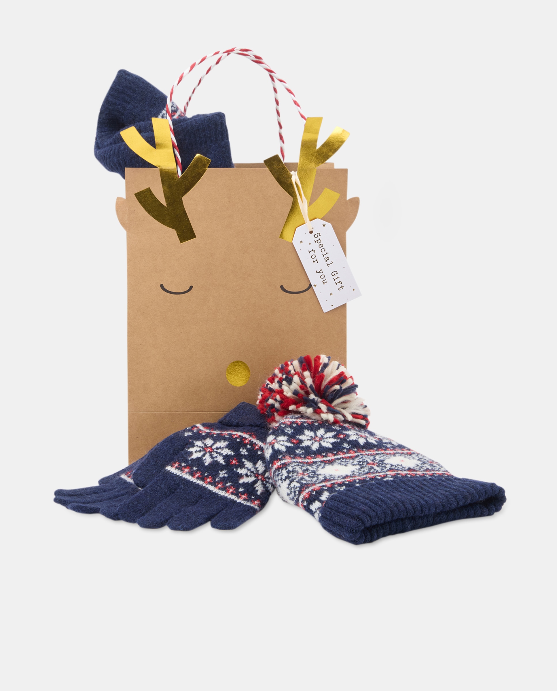 Imagem 0 de Conjunto de 3 Peças com Jacquard de Losangos