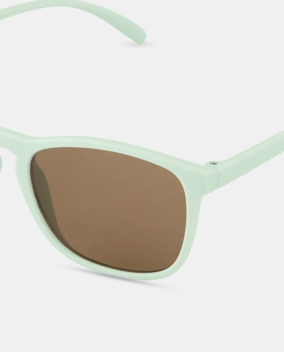 Óculos Básicos Lisos Verde-3