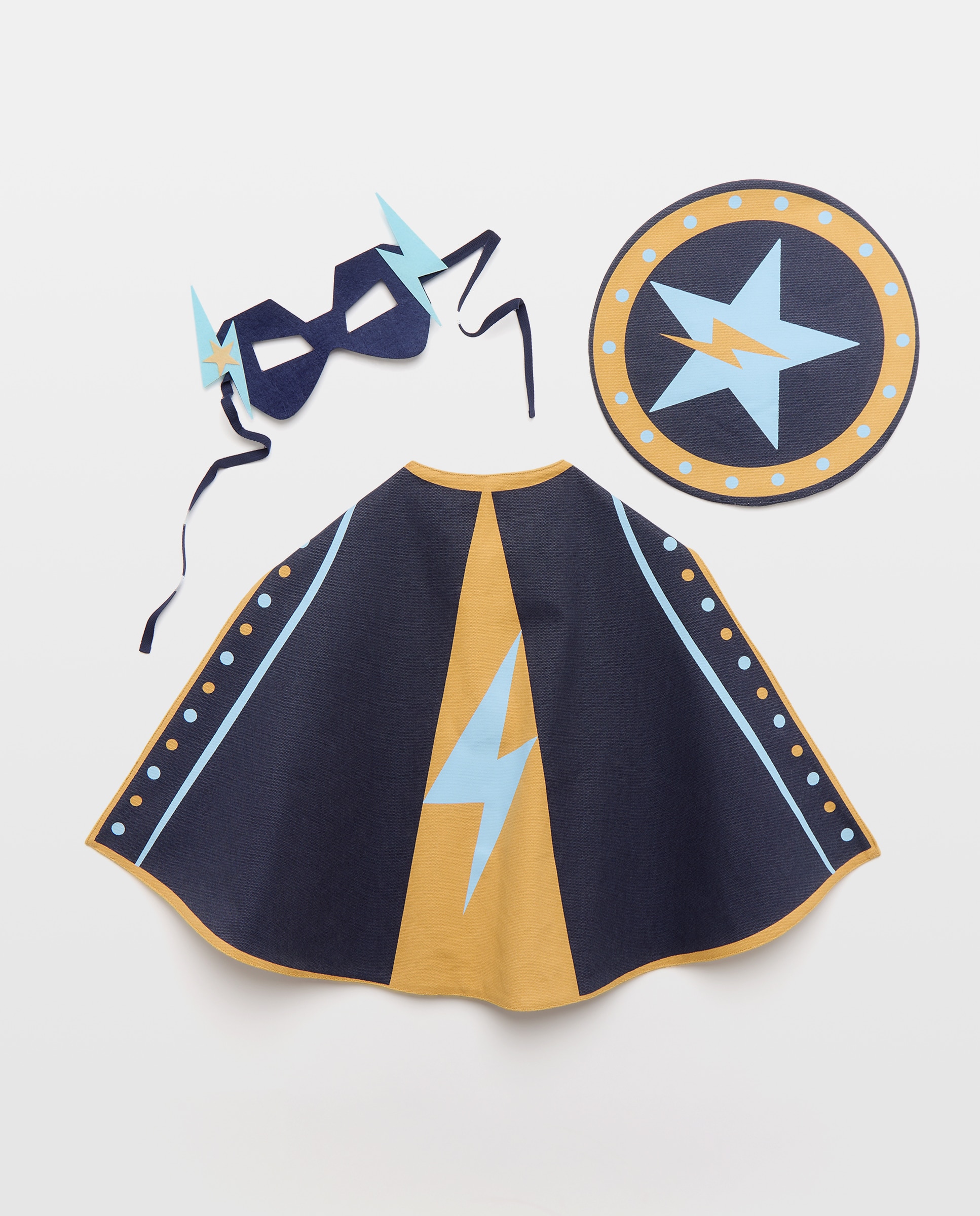 Disfarce de Super-Herói Multicolor-1