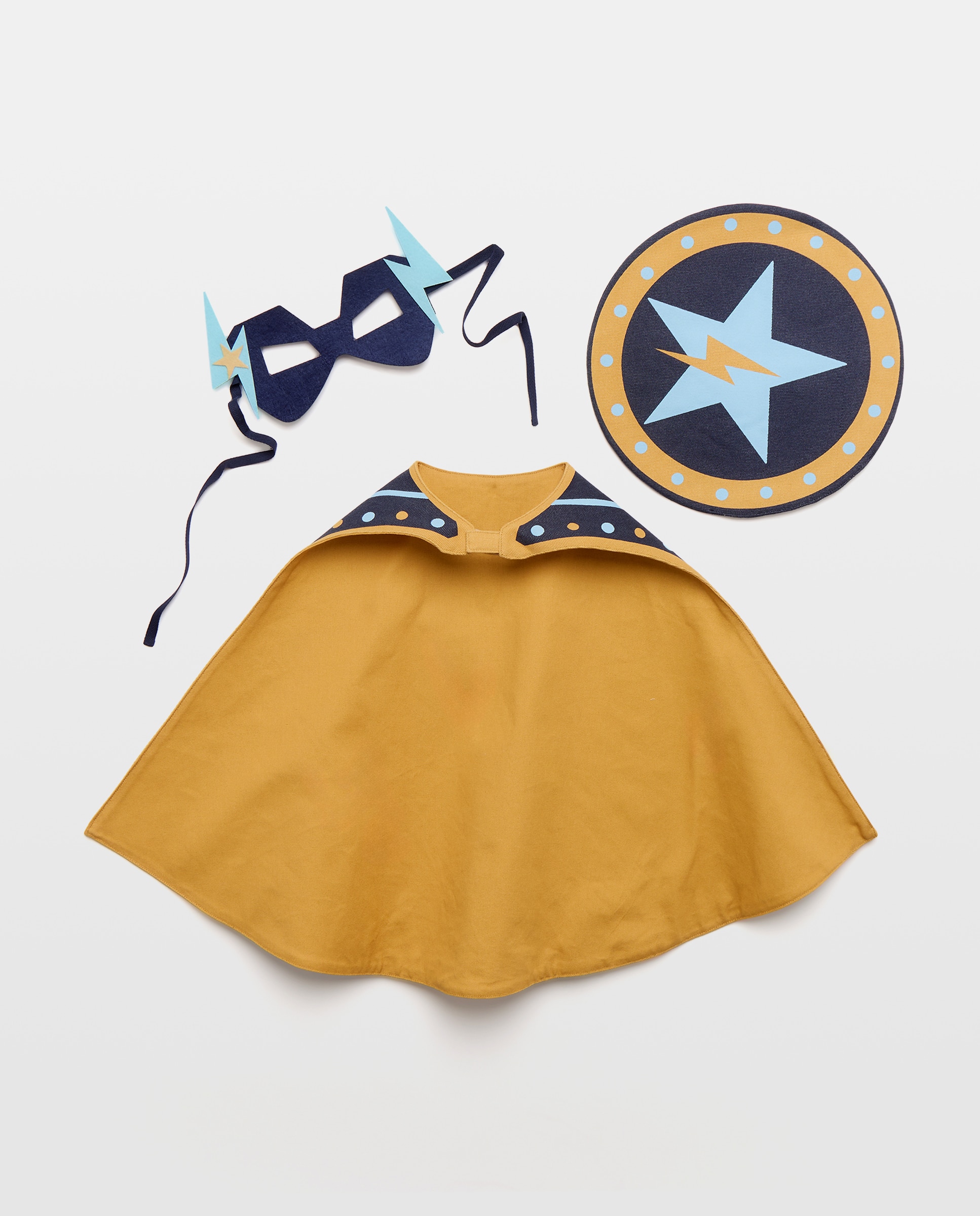 Disfarce de Super-Herói Multicolor-2