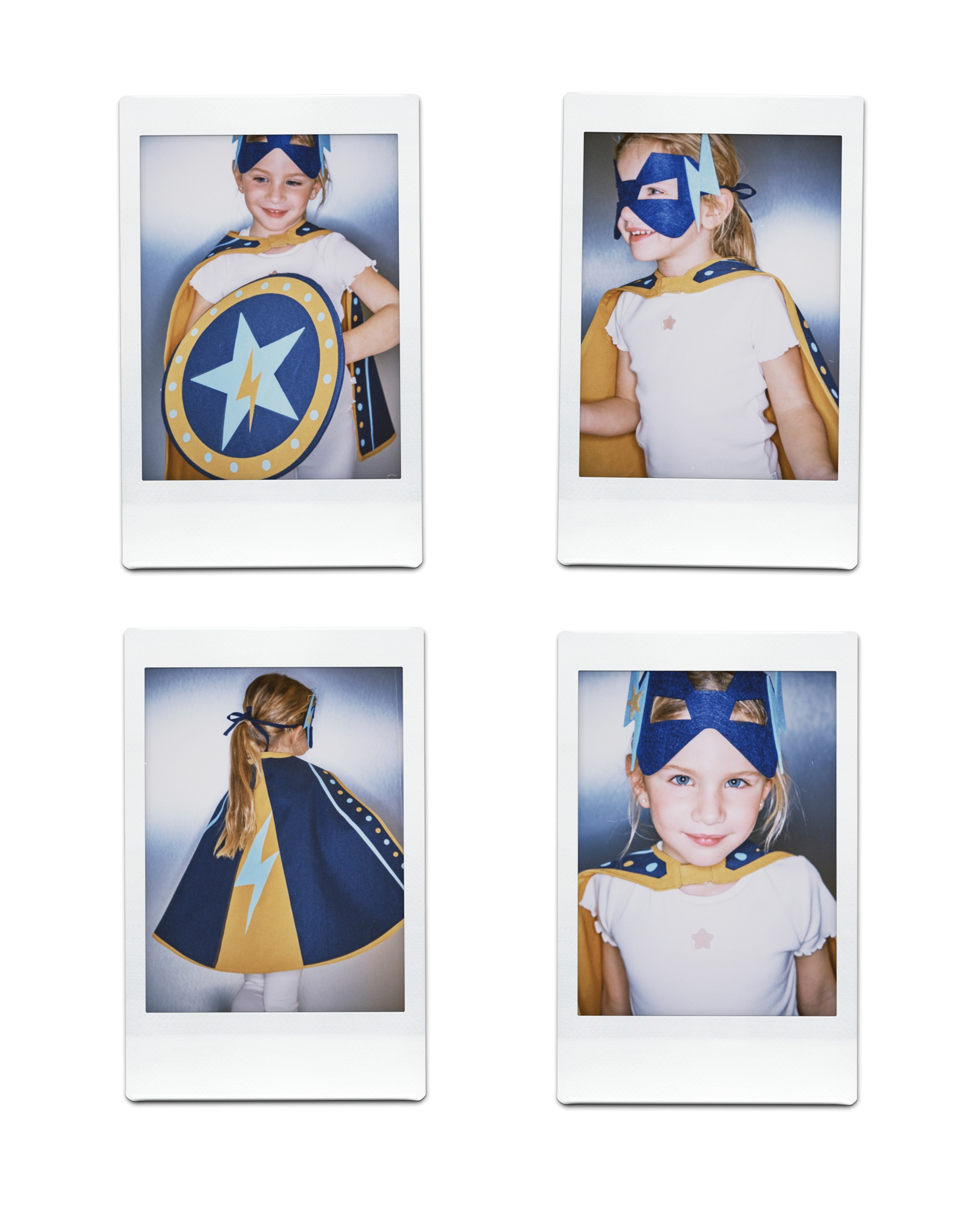 Disfarce de Super-Herói Multicolor-5