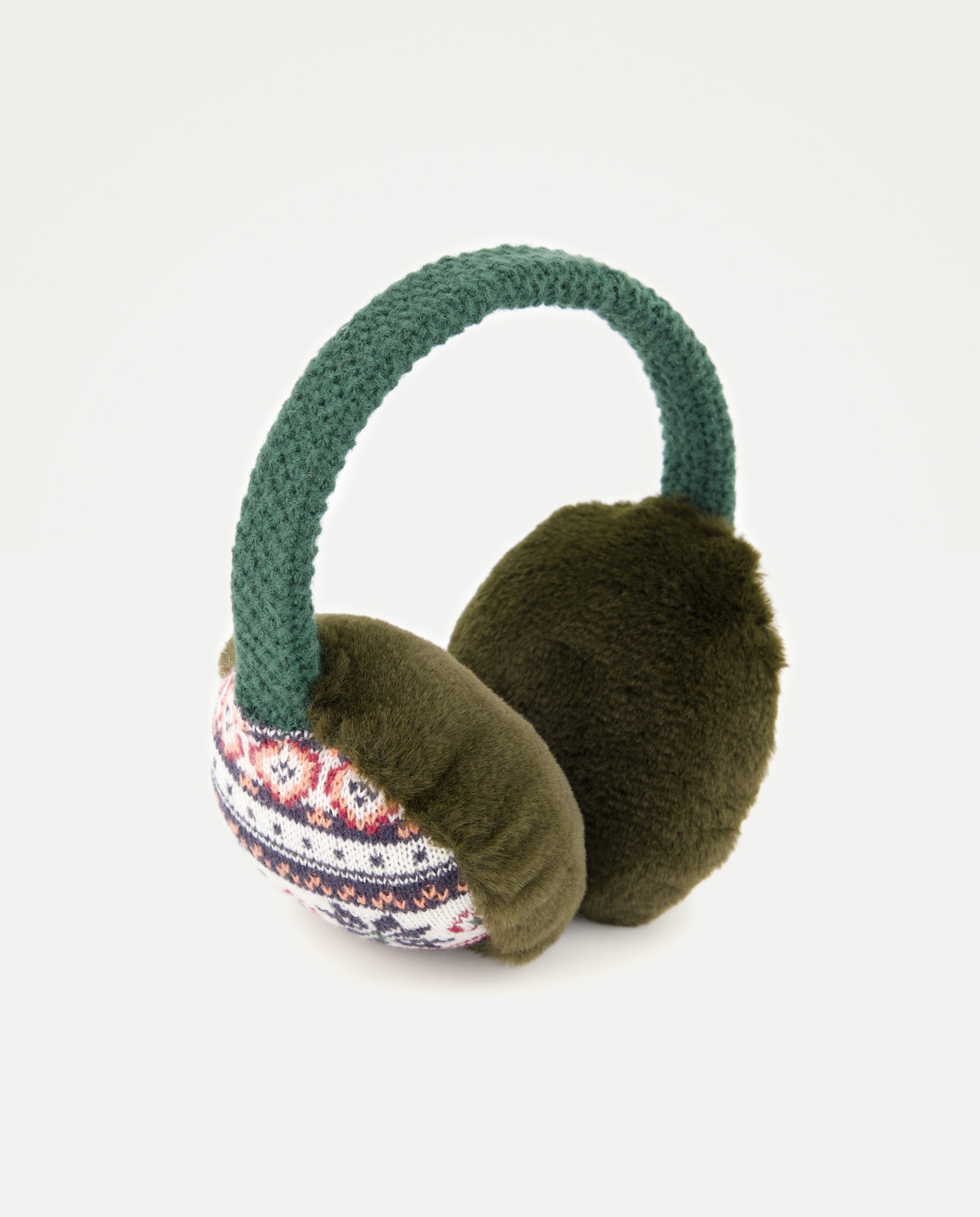 Orejeras de niño jacquard coordinado - Kids El Corte Inglés - Verde Verde-1