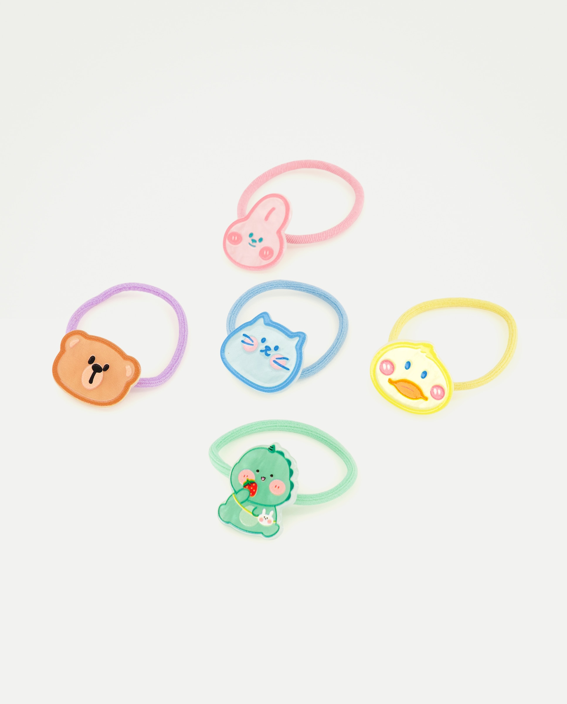 Pack de Elásticos de Bebé com Animais Baby El Corte Inglés Multicolor-1