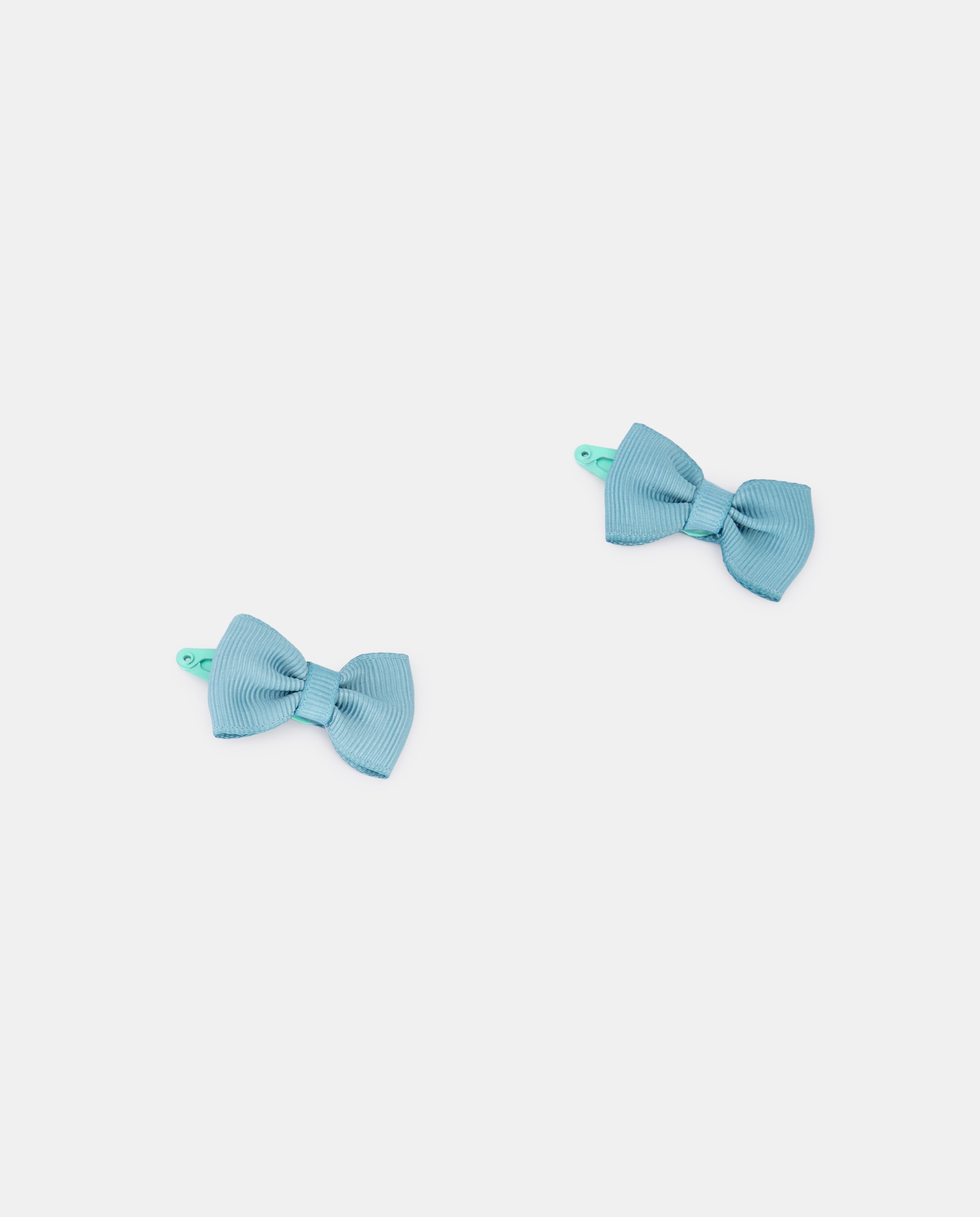 Pack de Dois Ganchos com Laço de Grosgrain Baby El Corte Inglés Verde-1