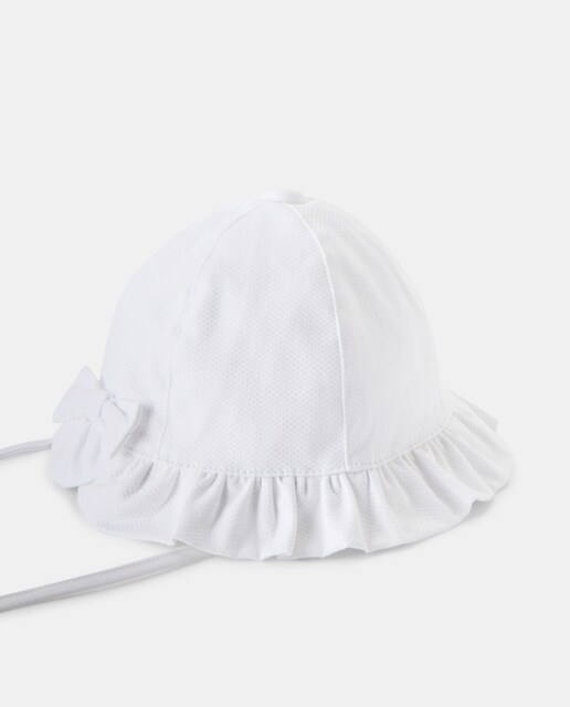 Gorro de piqué de bebé niña