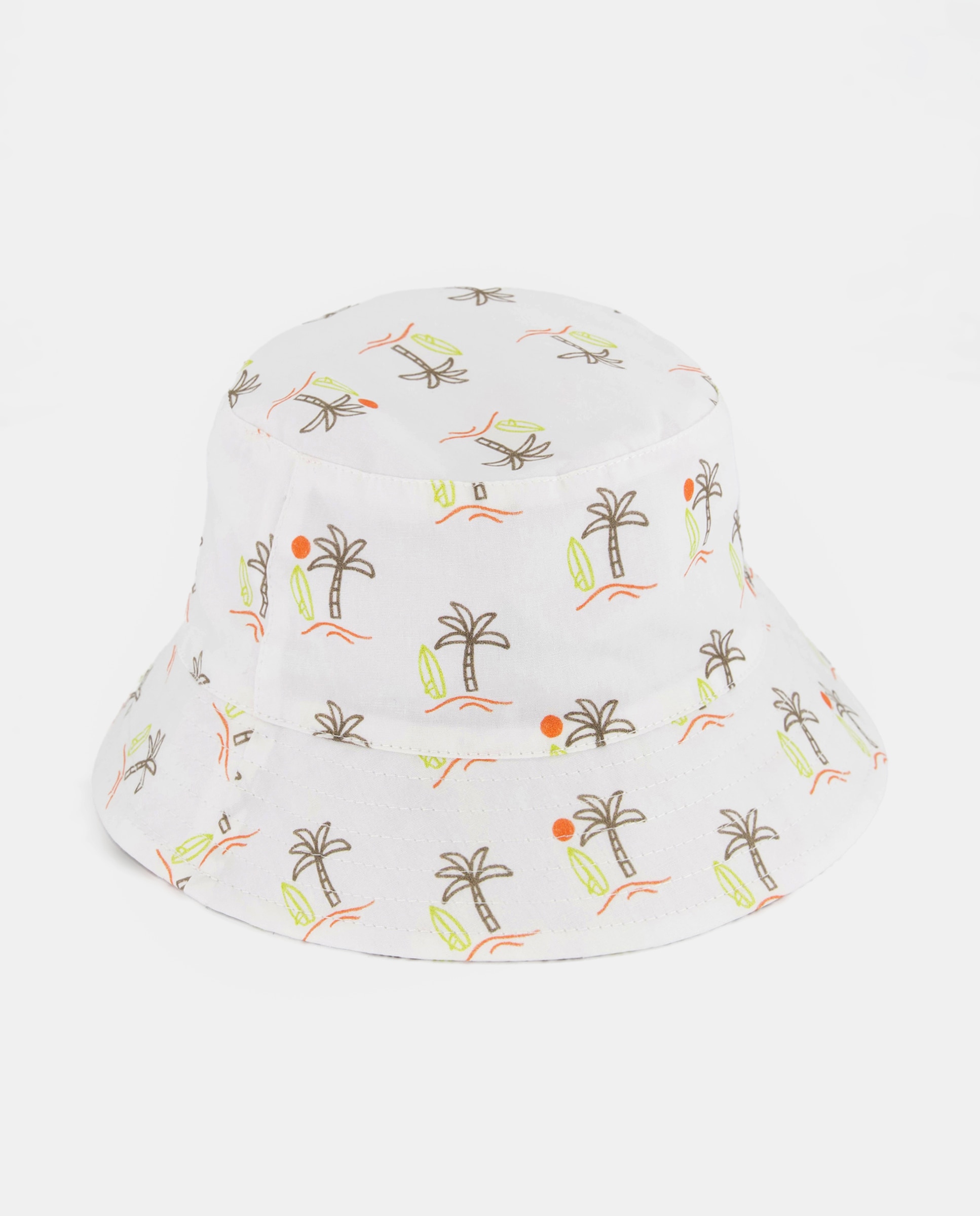 Gorro de bebé niño tipo bucket allover