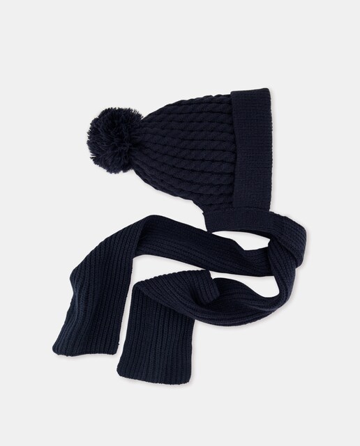 Imagem 0 de Gorro de Bebé com Cachecol com Tranças