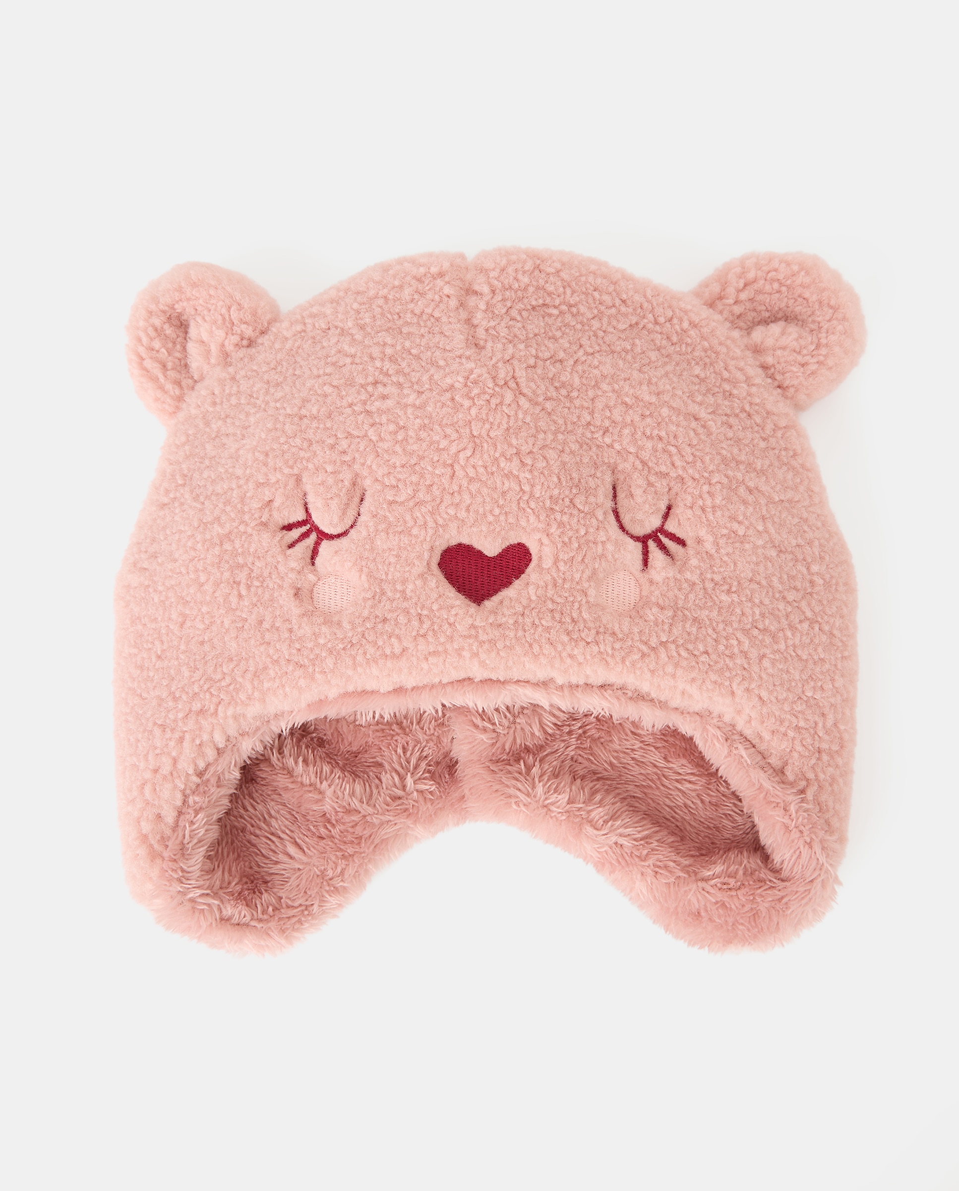 Imagem 0 de Gorro de Bebé com Fantasia de Urso e Coração