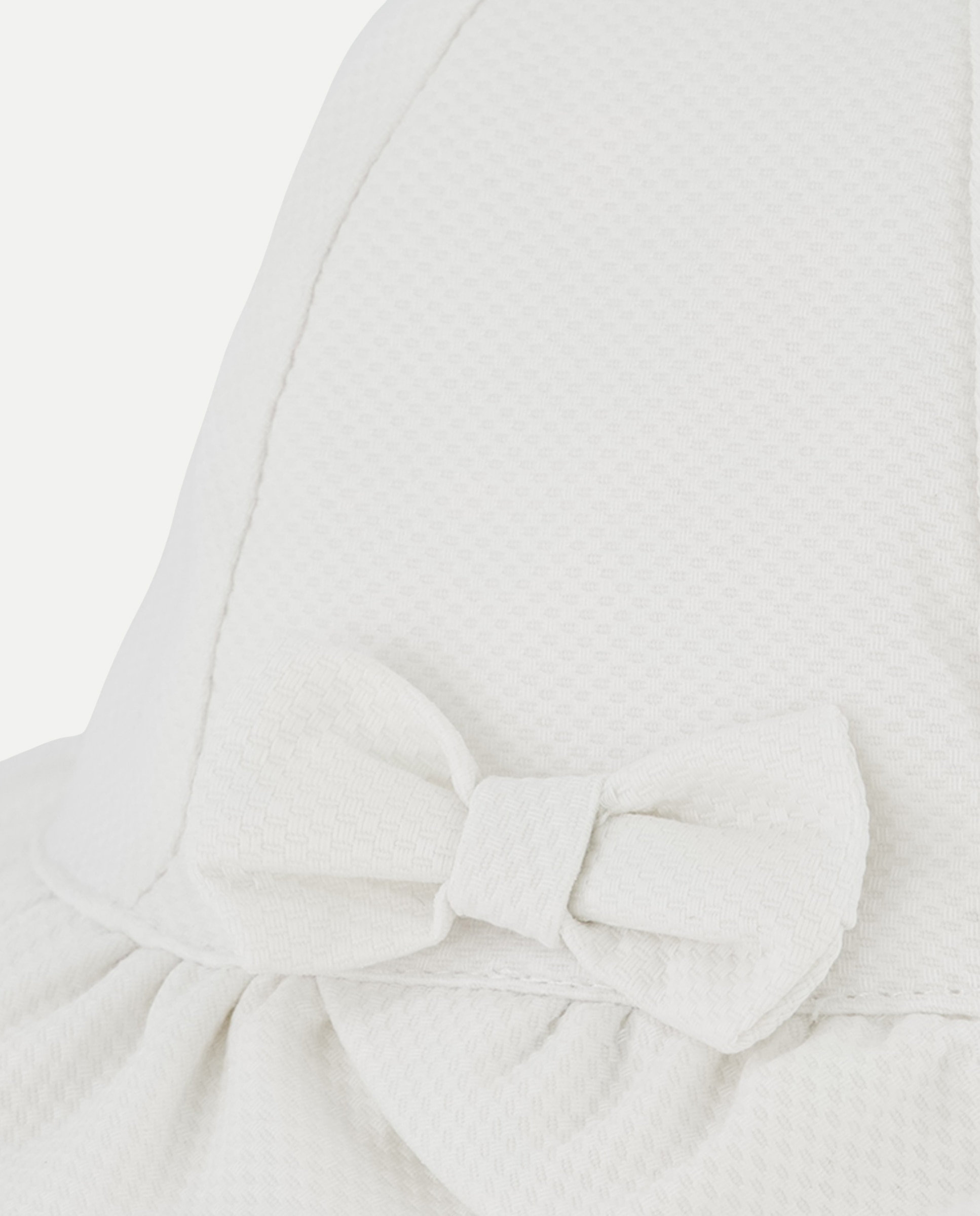 Gorro Piqué Básico de Bebé Branco-2