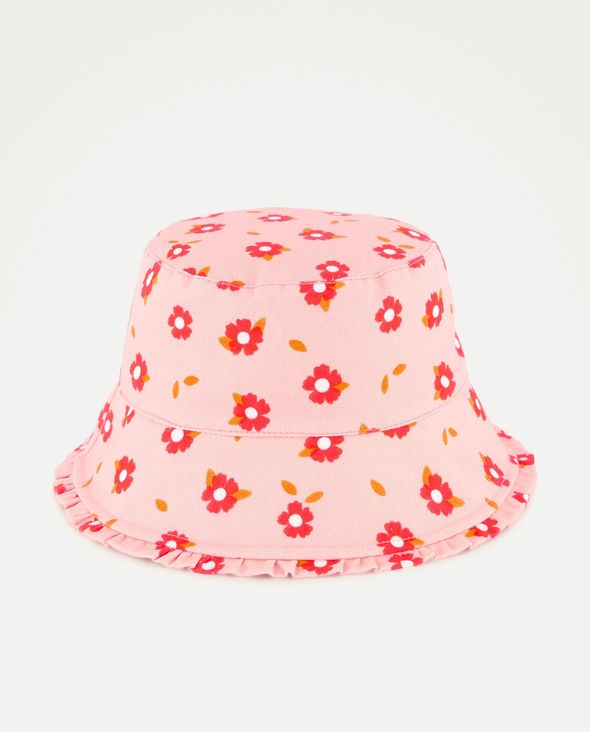 Imagem 0 de Chapéu Bucket de Bebé com Estampado Floral e Rebordo Especial
