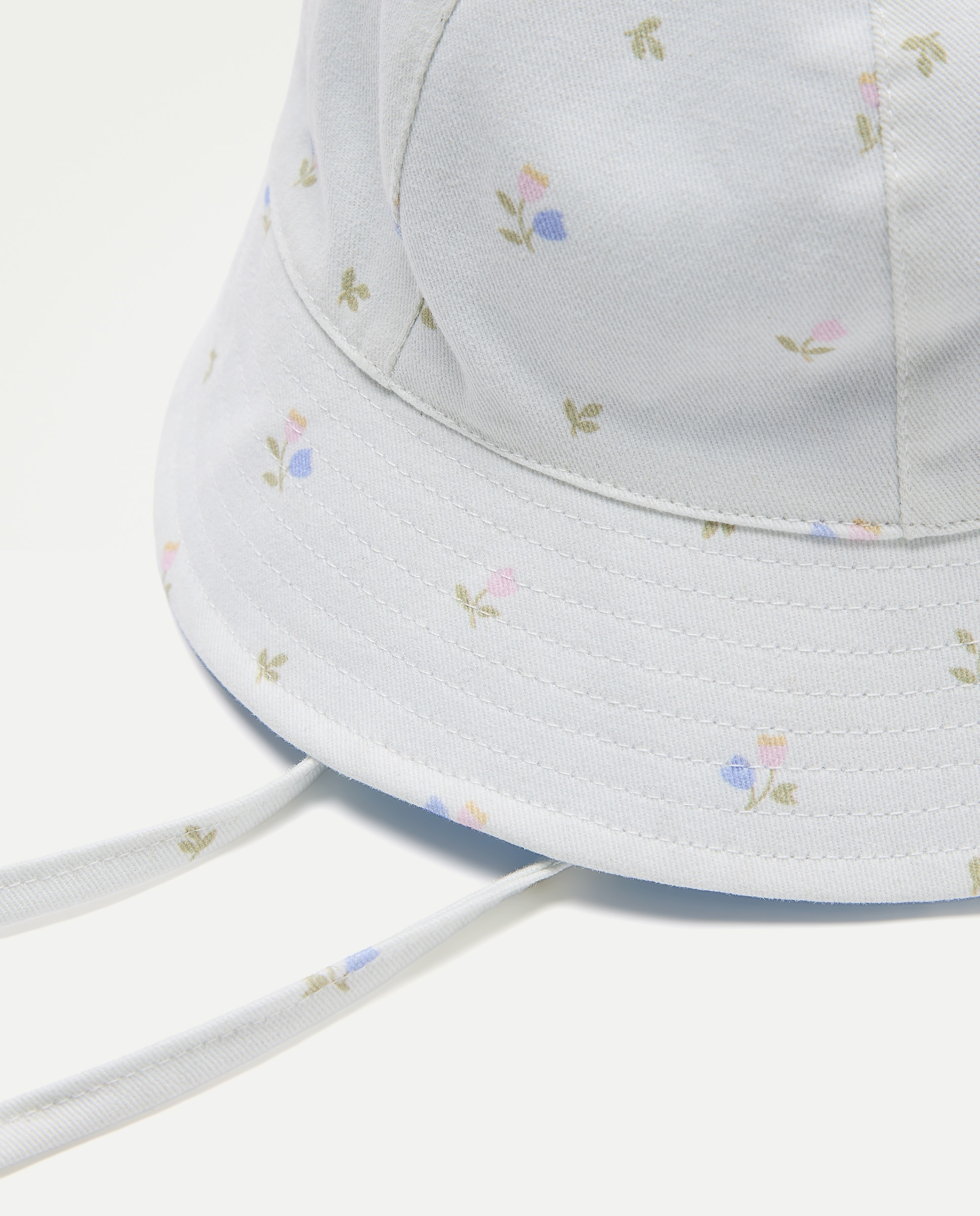 Gorro Reversível com Estampado Floral Baby El Corte Inglés Multicolor-2