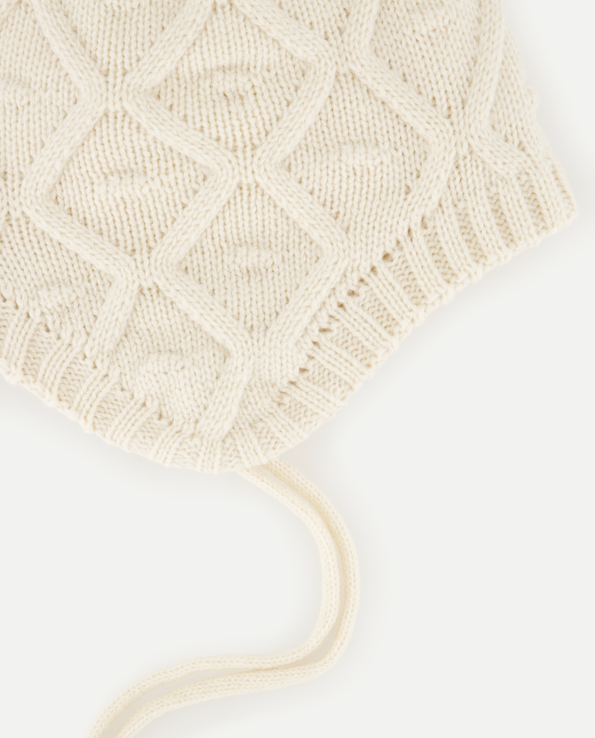 Gorro con orejas liso de bebé - Baby El Corte Inglés - Beige Beige-2